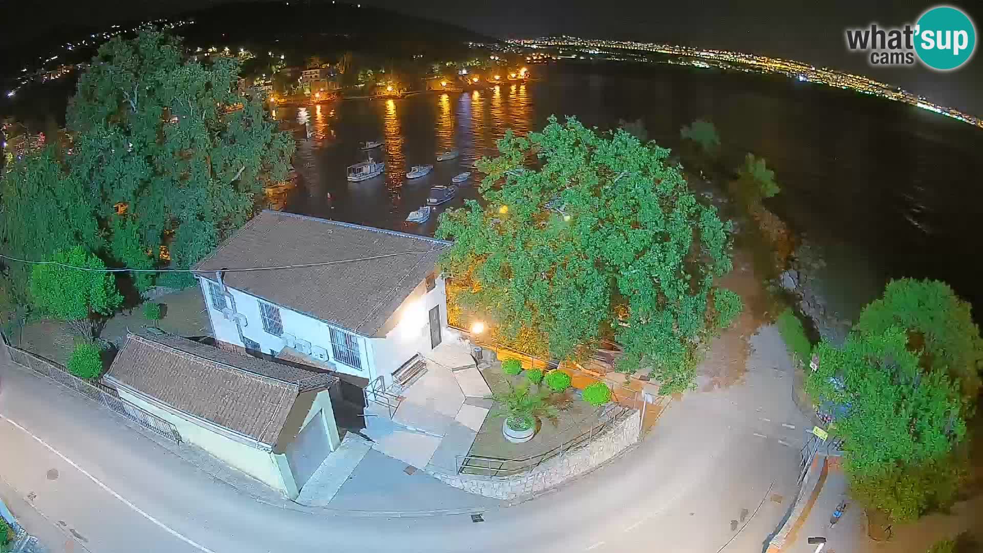Webcam port d’Ika – Vue en direct et lumières d’Opatija