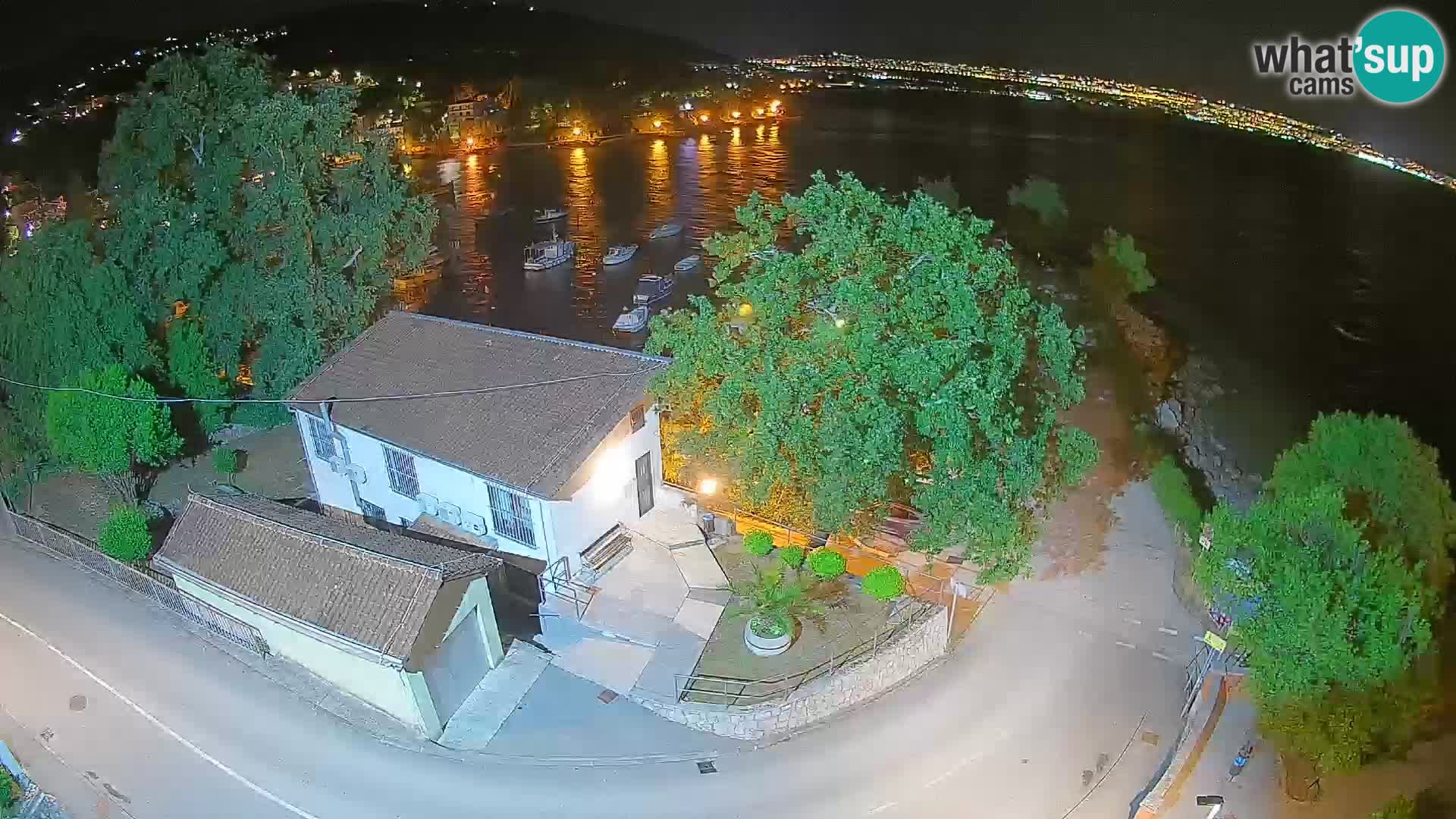 Webcam port d’Ika – Vue en direct et lumières d’Opatija
