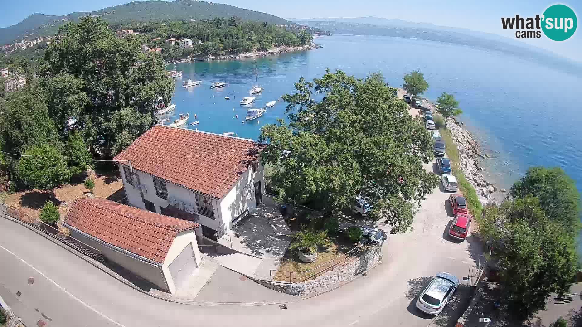 Webcam porto Ika – Vista LIVE sul porto e le luci di Opatija