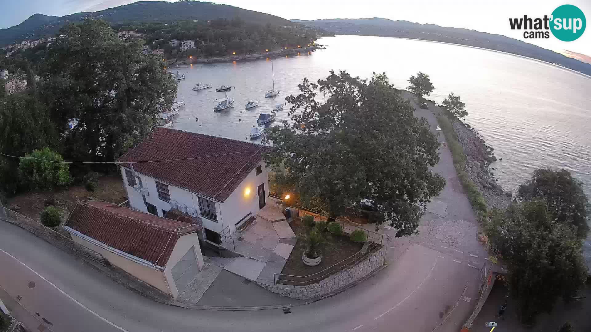 Webcam port d’Ika – Vue en direct et lumières d’Opatija