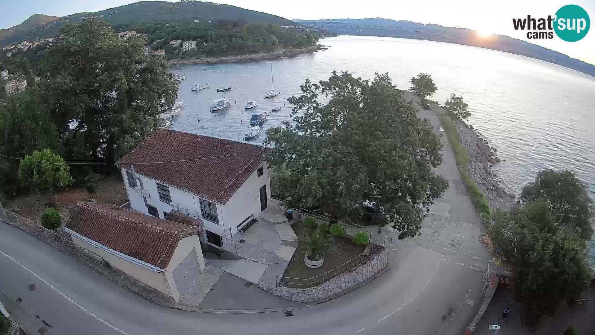 Webcam porto Ika – Vista LIVE sul porto e le luci di Opatija