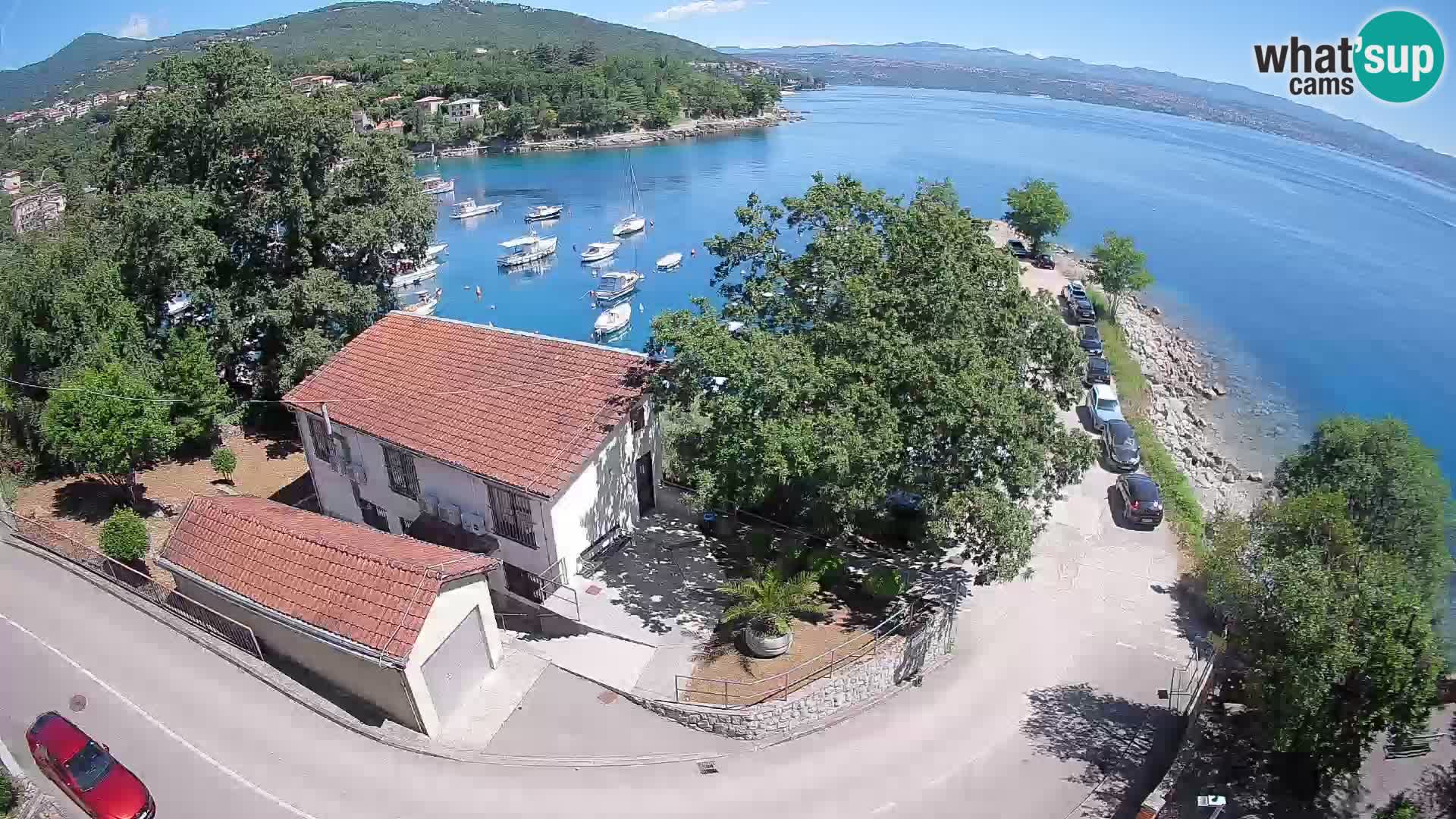 Webcam porto Ika – Vista LIVE sul porto e le luci di Opatija