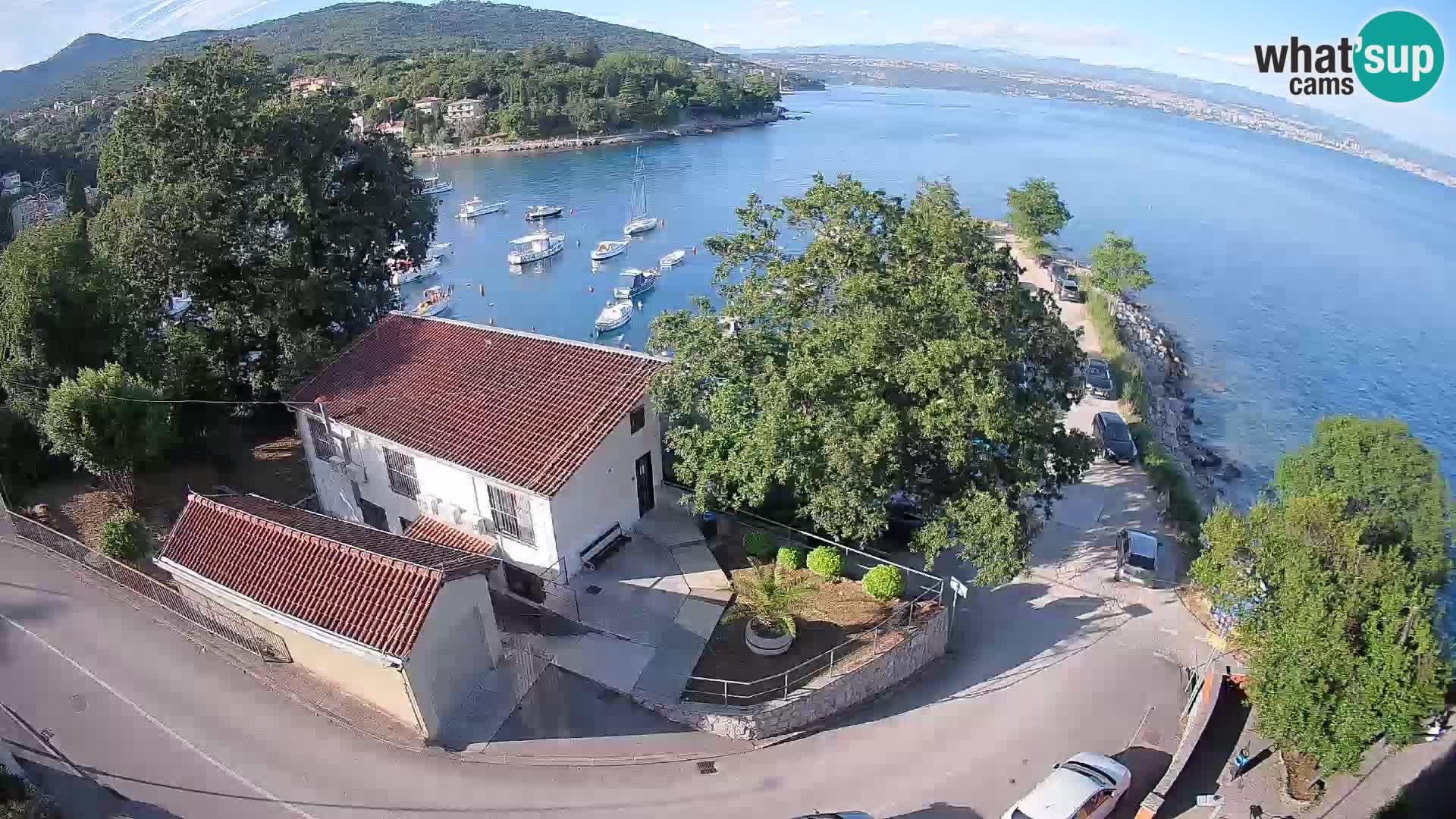 Webcam port d’Ika – Vue en direct et lumières d’Opatija