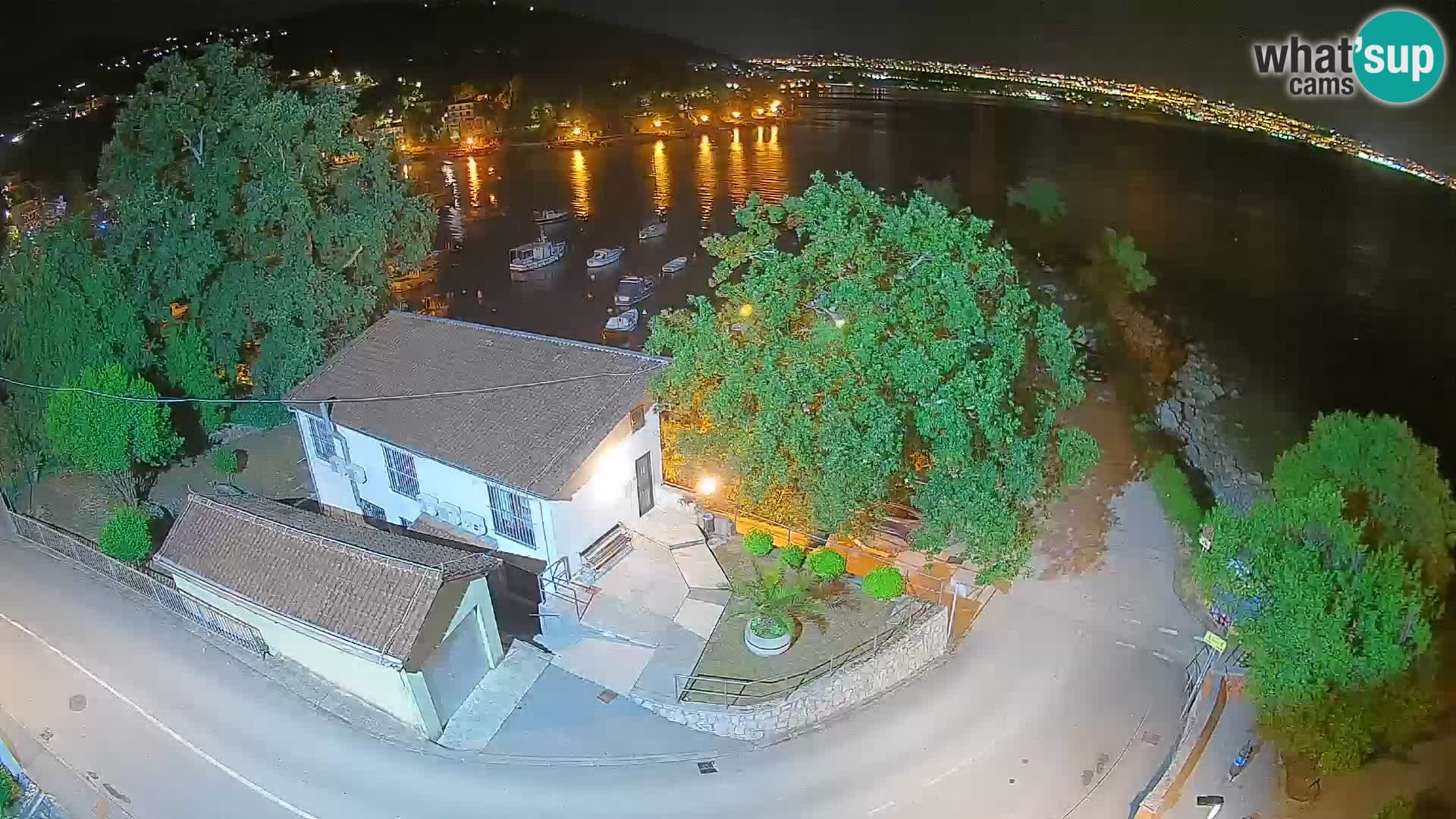 Webcam Ika Hafen – LIVE Blick auf den Hafen und die Lichter von Opatija