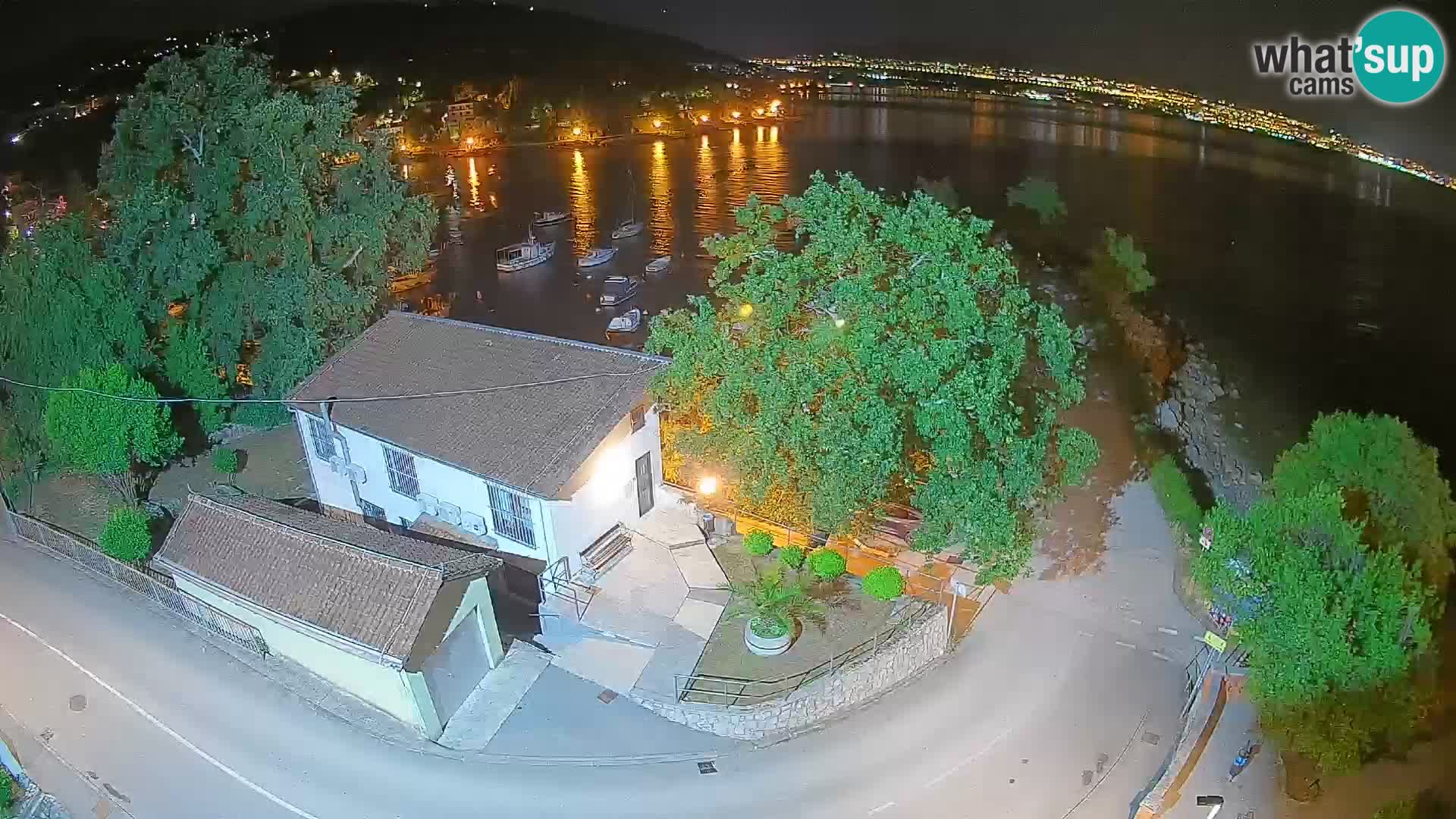Webcam Ika Hafen – LIVE Blick auf den Hafen und die Lichter von Opatija