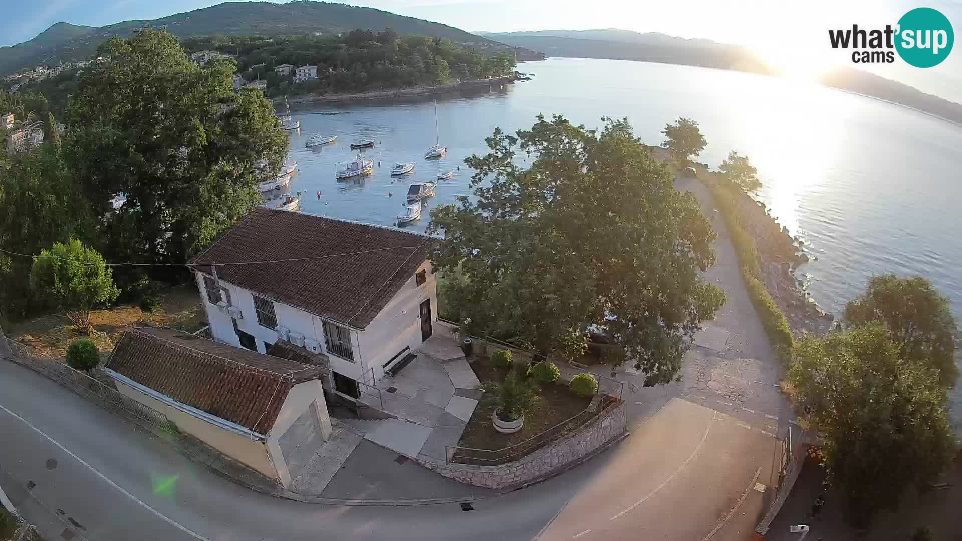 Webcam porto Ika – Vista LIVE sul porto e le luci di Opatija