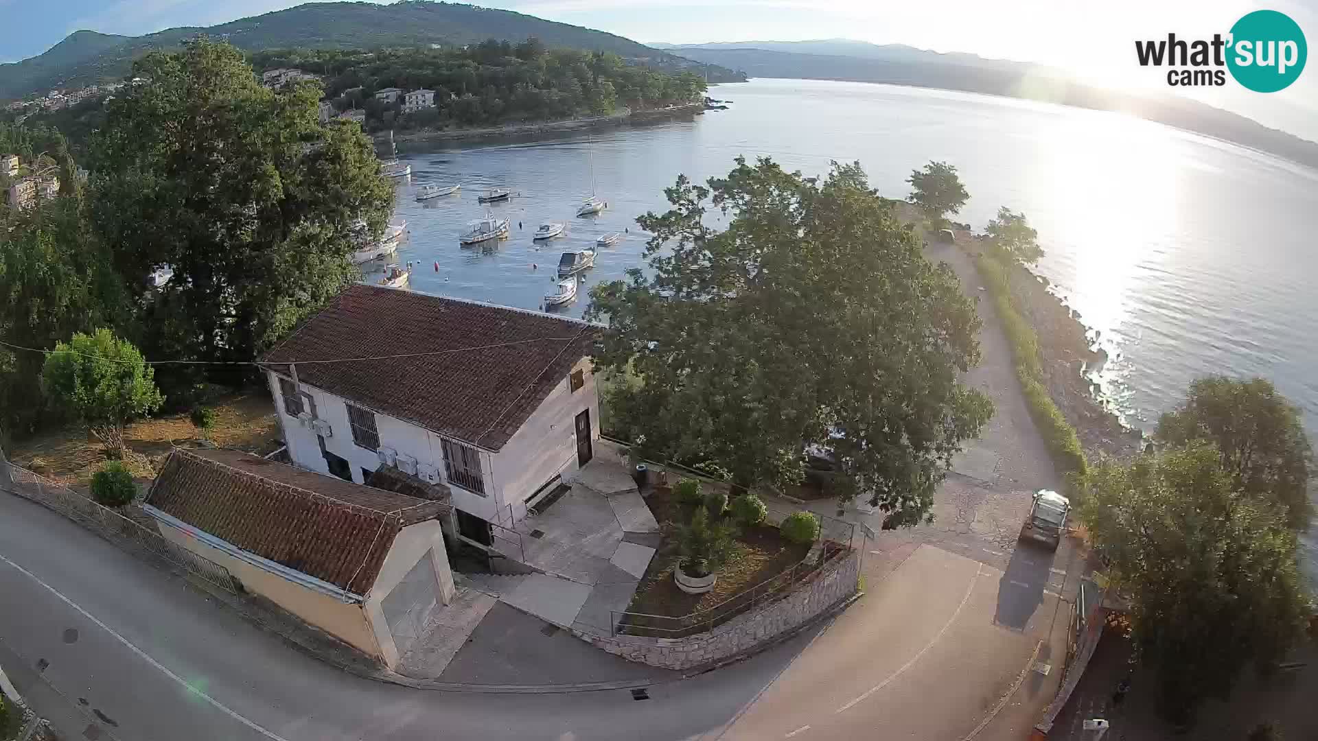 Webcam Ika Hafen – LIVE Blick auf den Hafen und die Lichter von Opatija