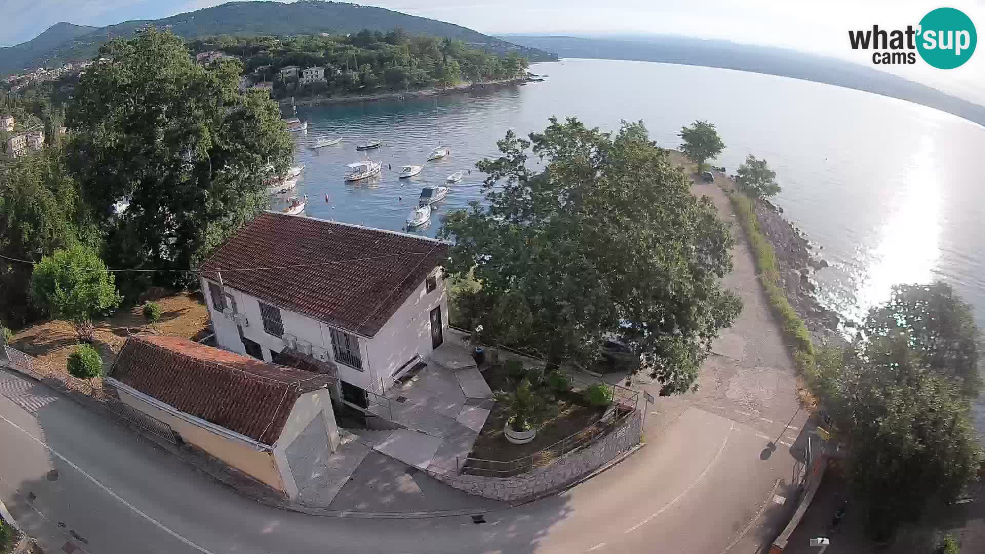 Webcam Ika Hafen – LIVE Blick auf den Hafen und die Lichter von Opatija