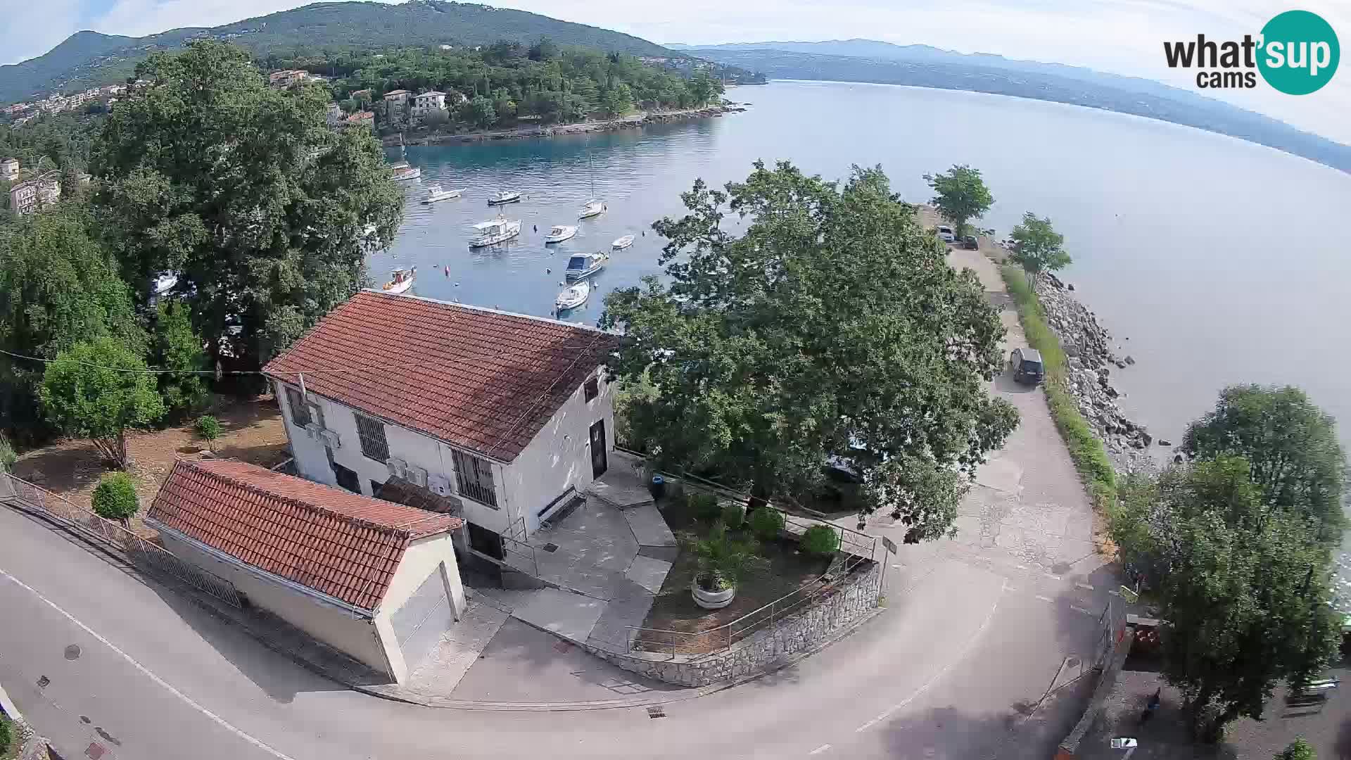 Webcam port d’Ika – Vue en direct et lumières d’Opatija