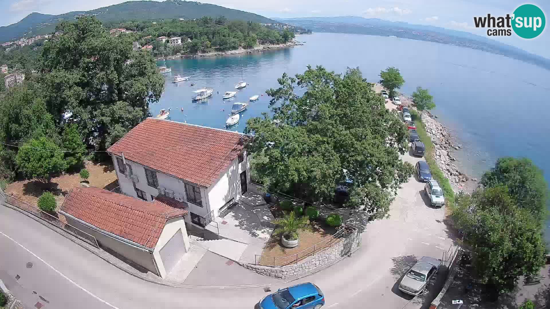 Webcam port d’Ika – Vue en direct et lumières d’Opatija