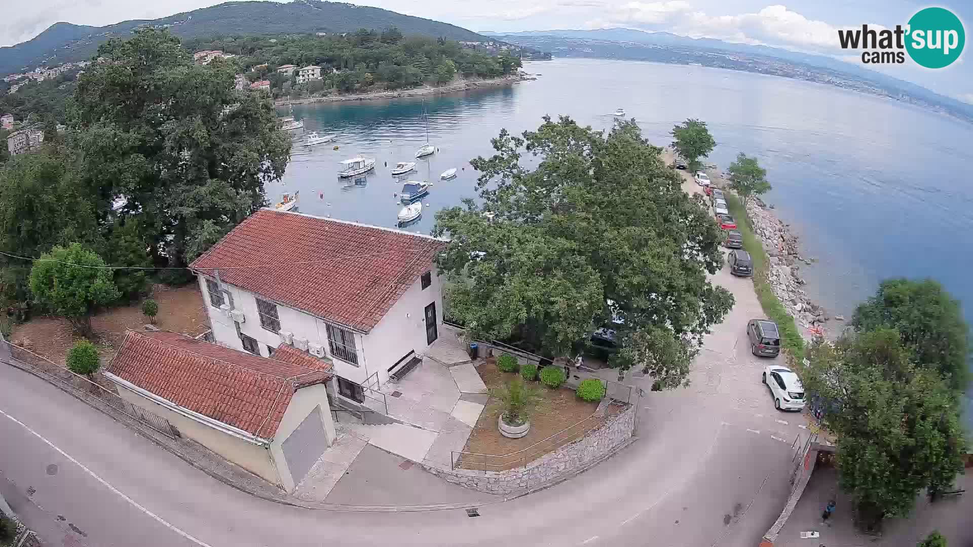 Webcam port d’Ika – Vue en direct et lumières d’Opatija