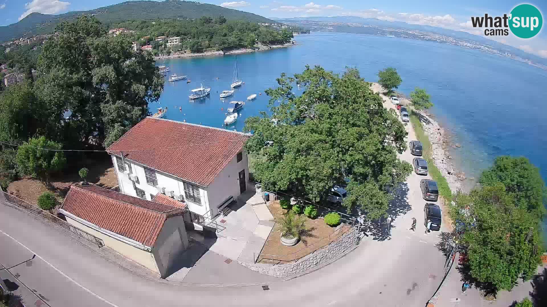 Ika Harbor Webcam – LIVE View of the Harbor and Opatija Lights