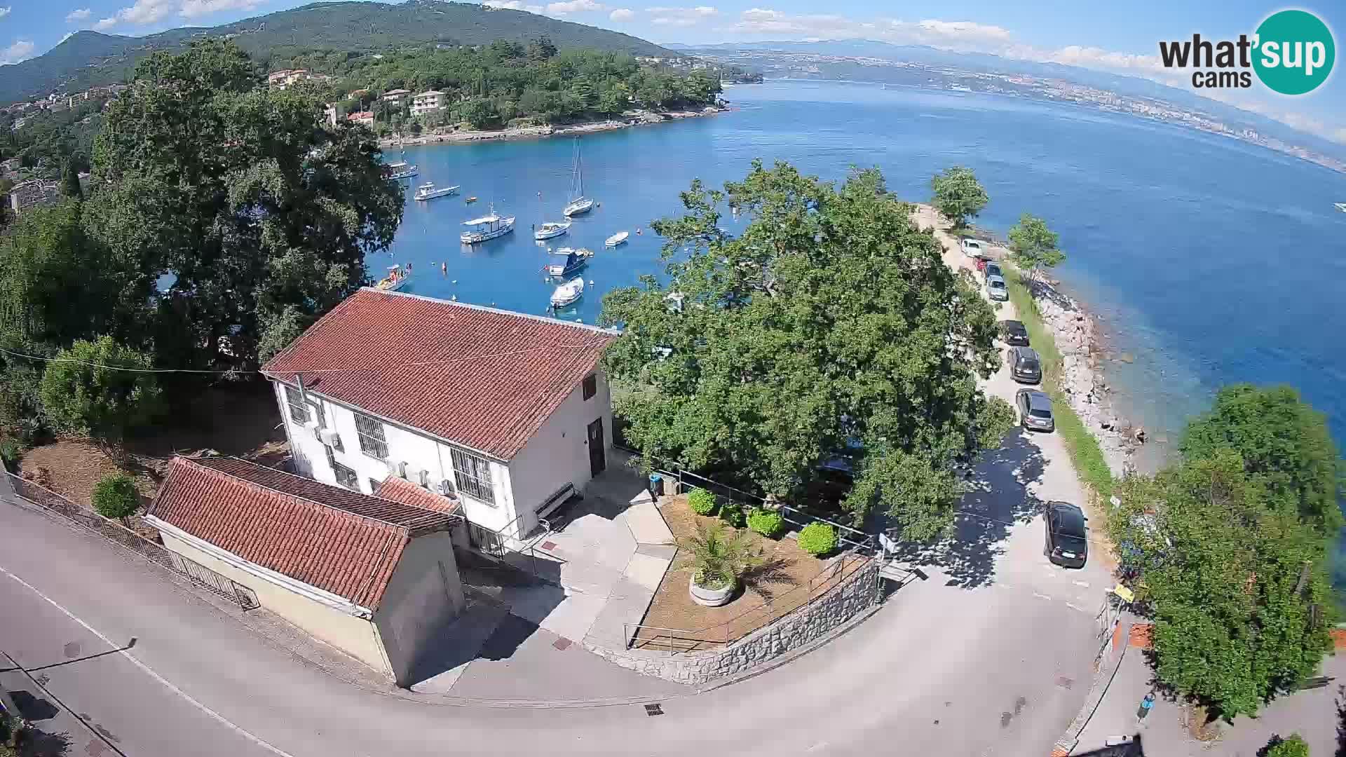 Webcam Ika Hafen – LIVE Blick auf den Hafen und die Lichter von Opatija