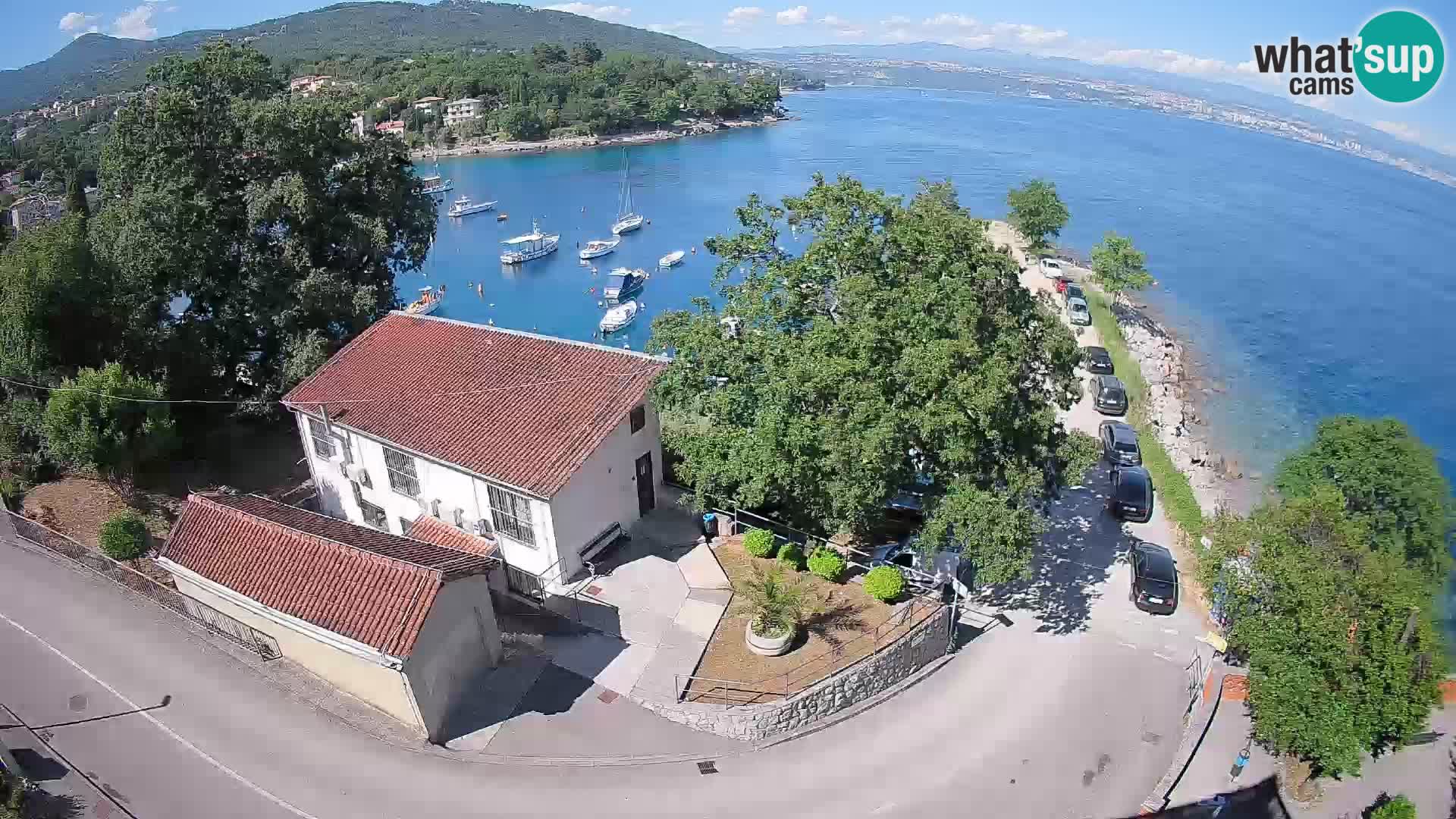 Webcam port d’Ika – Vue en direct et lumières d’Opatija