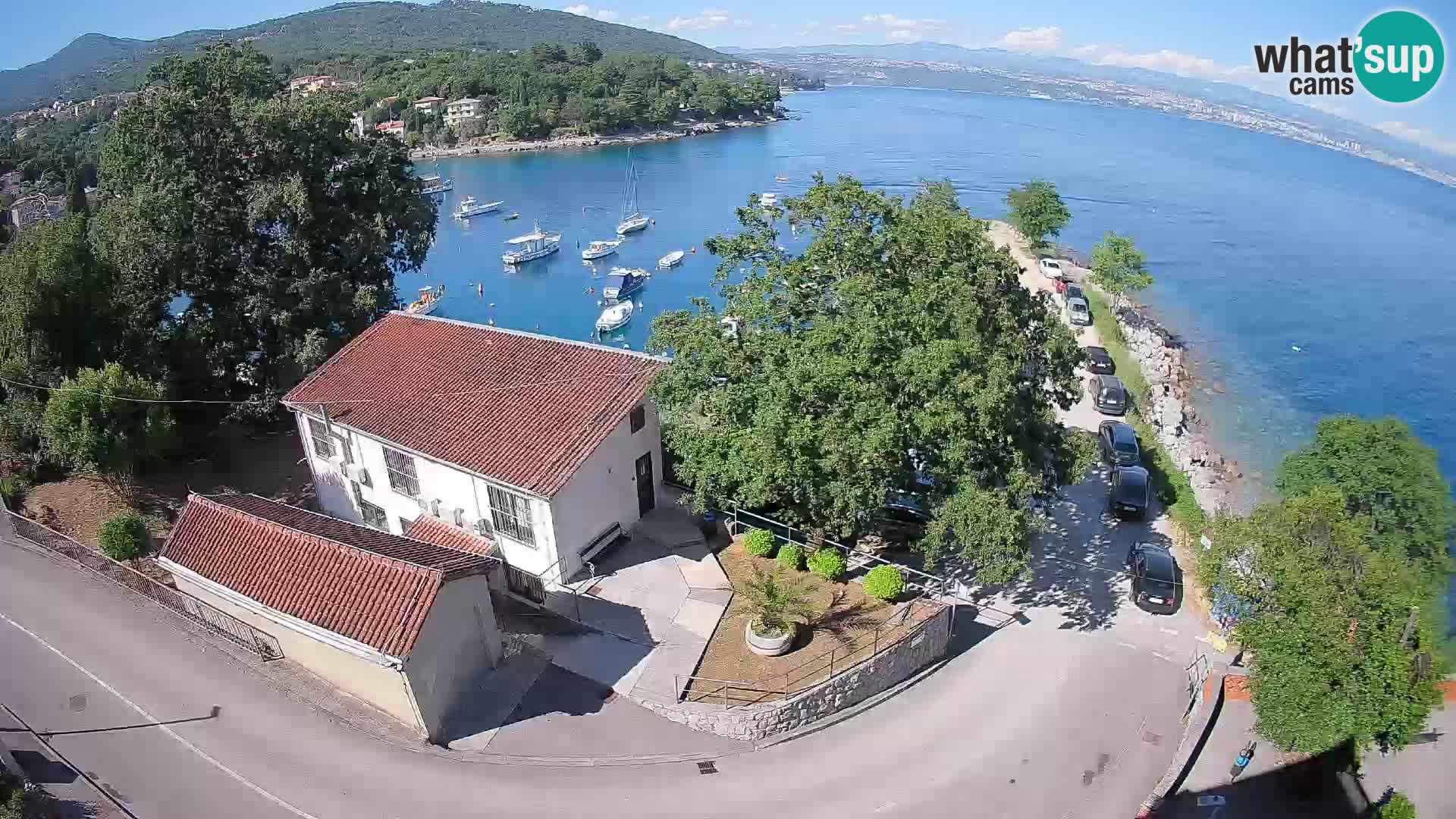 Webcam Ika Hafen – LIVE Blick auf den Hafen und die Lichter von Opatija