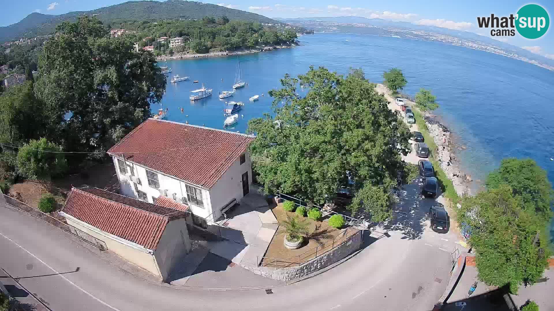 Webcam Ika Hafen – LIVE Blick auf den Hafen und die Lichter von Opatija