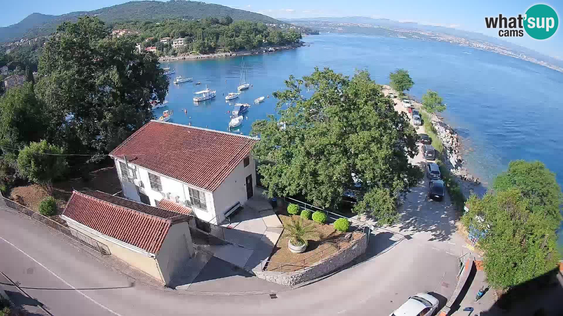 Webcam Ika Hafen – LIVE Blick auf den Hafen und die Lichter von Opatija