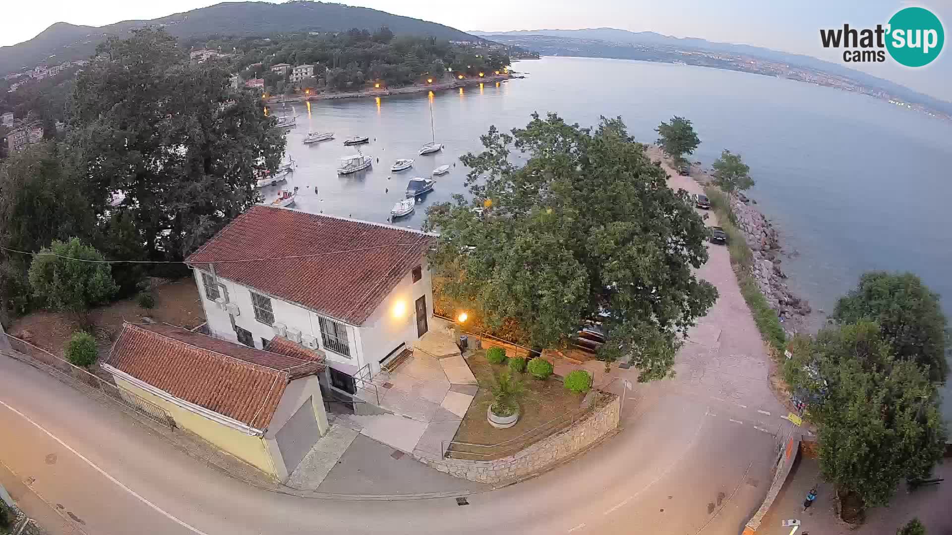 Webcam Ika Hafen – LIVE Blick auf den Hafen und die Lichter von Opatija