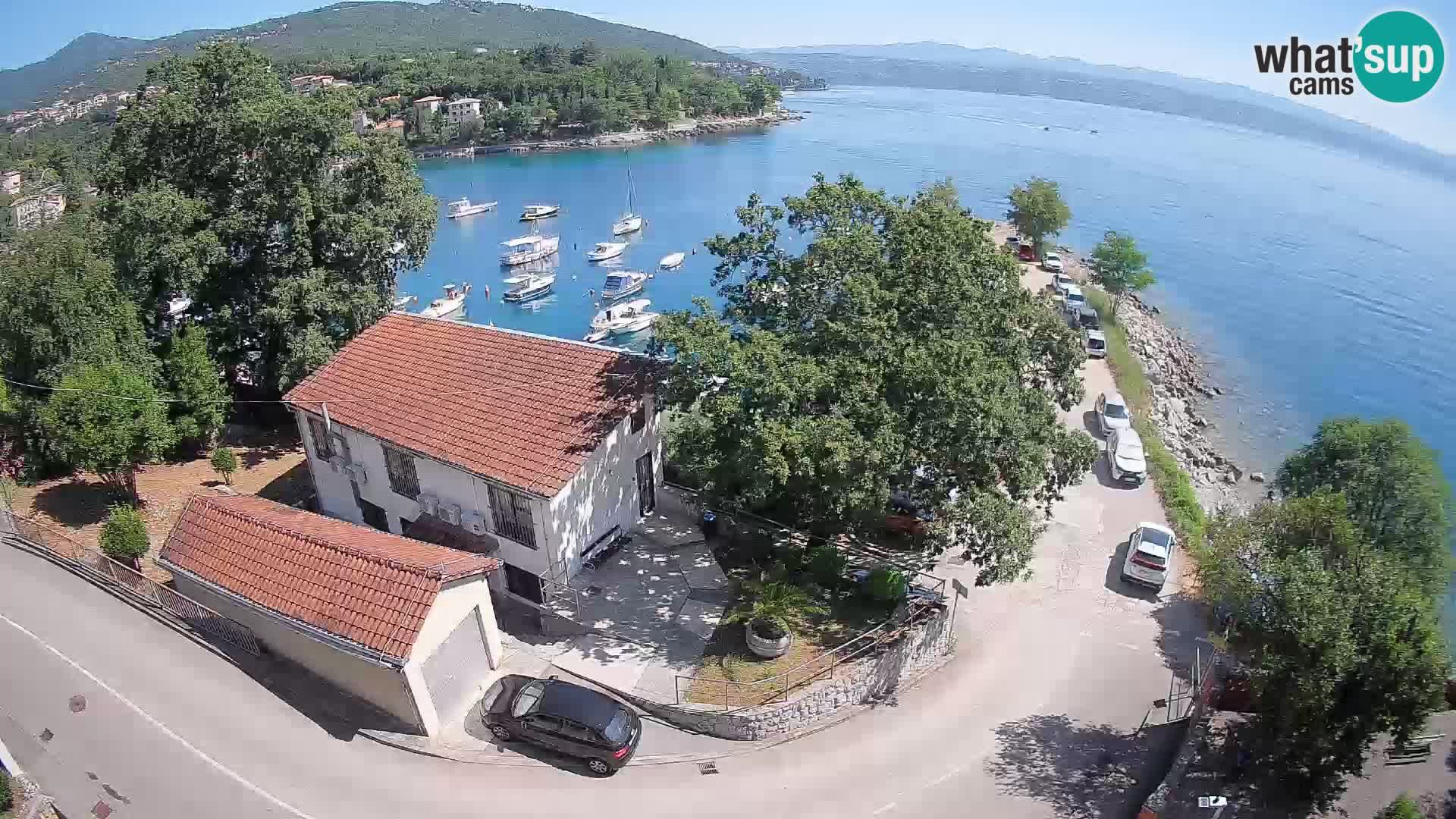 Webcam porto Ika – Vista LIVE sul porto e le luci di Opatija