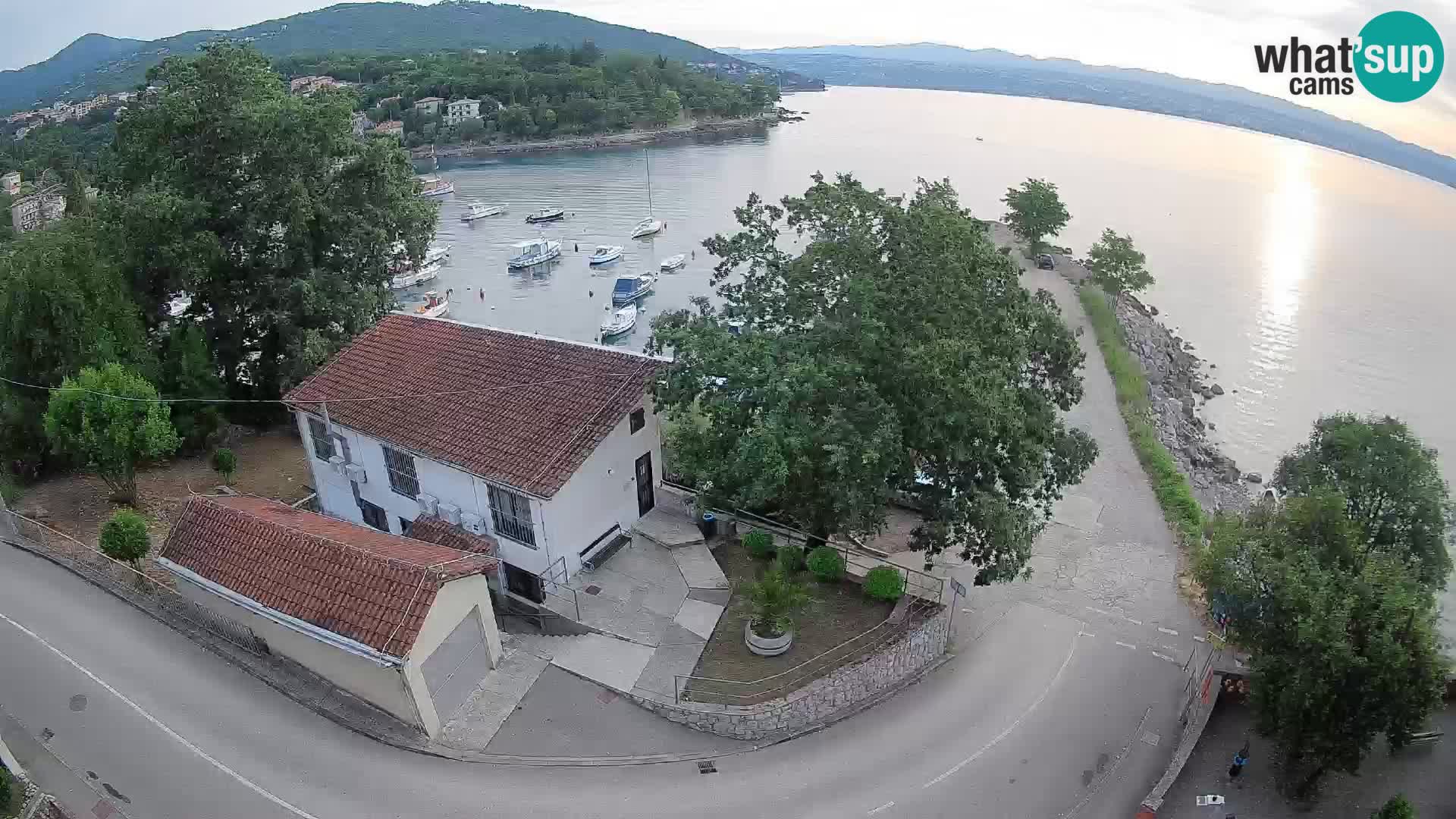 Webcam port d’Ika – Vue en direct et lumières d’Opatija