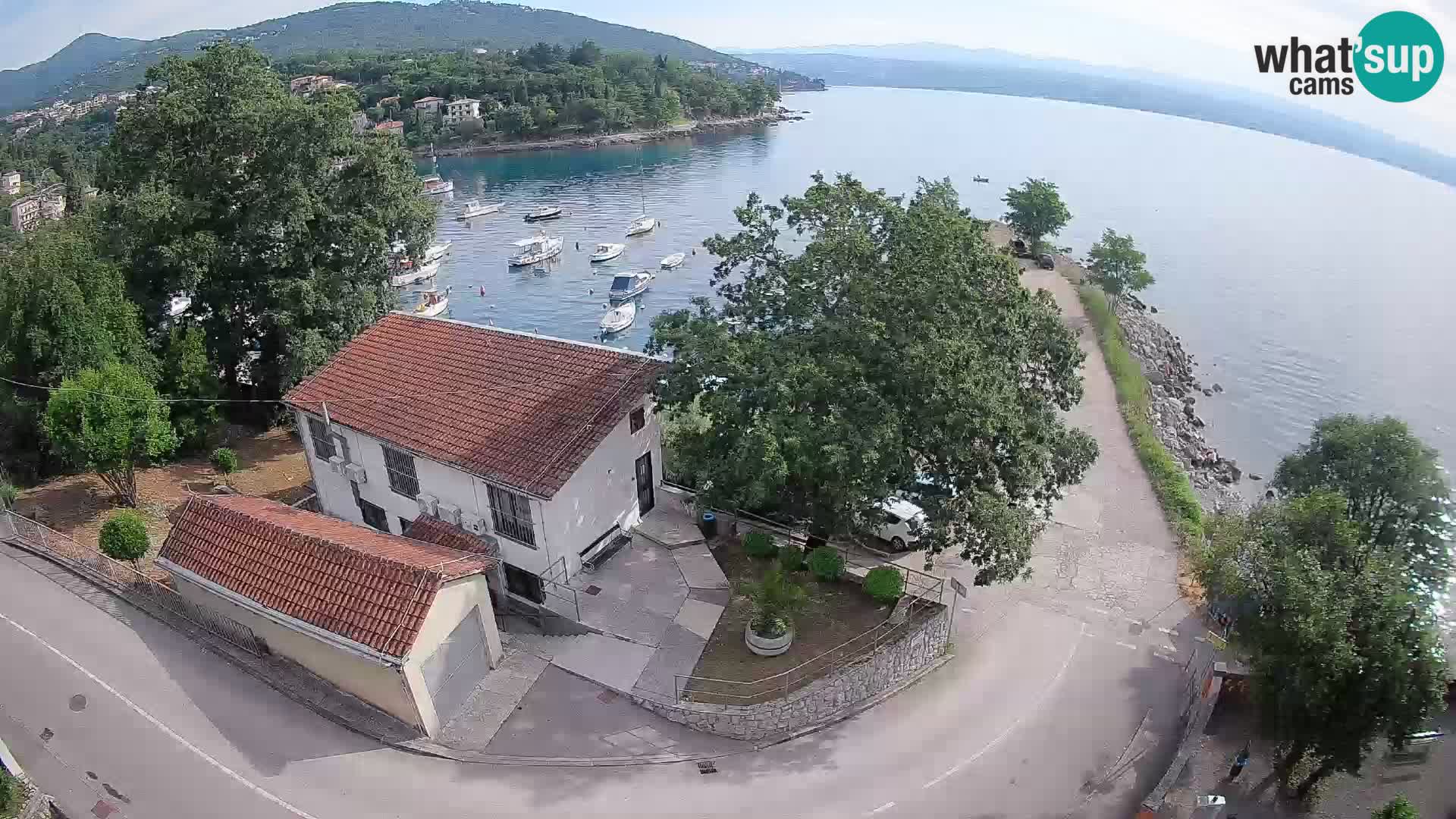 Webcam Ika Hafen – LIVE Blick auf den Hafen und die Lichter von Opatija