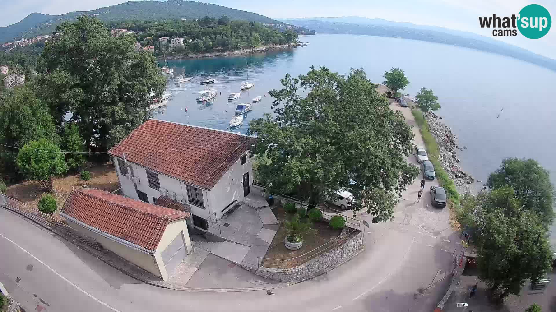 Ika Harbor Webcam – LIVE View of the Harbor and Opatija Lights