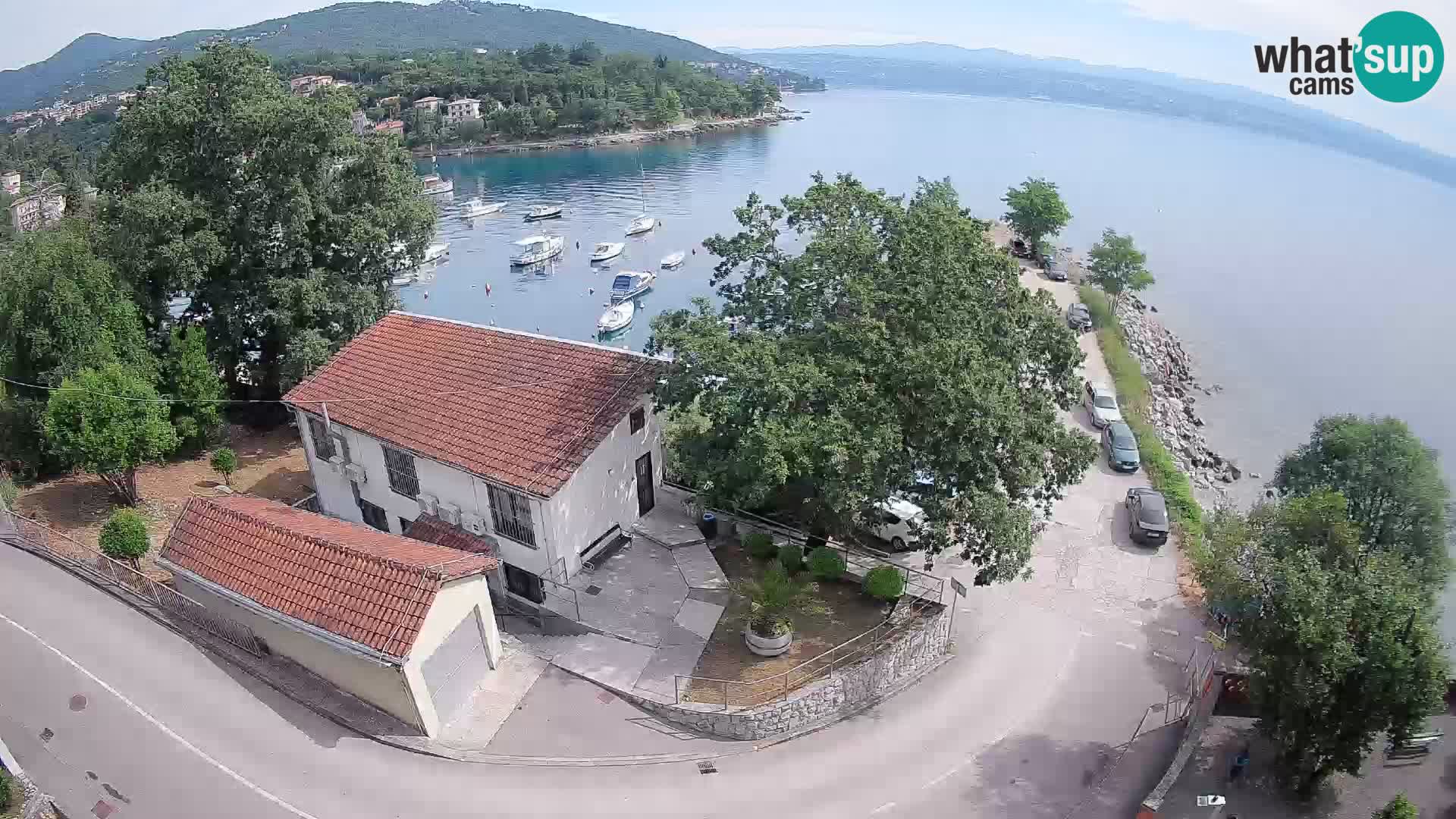 Ika Harbor Webcam – LIVE View of the Harbor and Opatija Lights