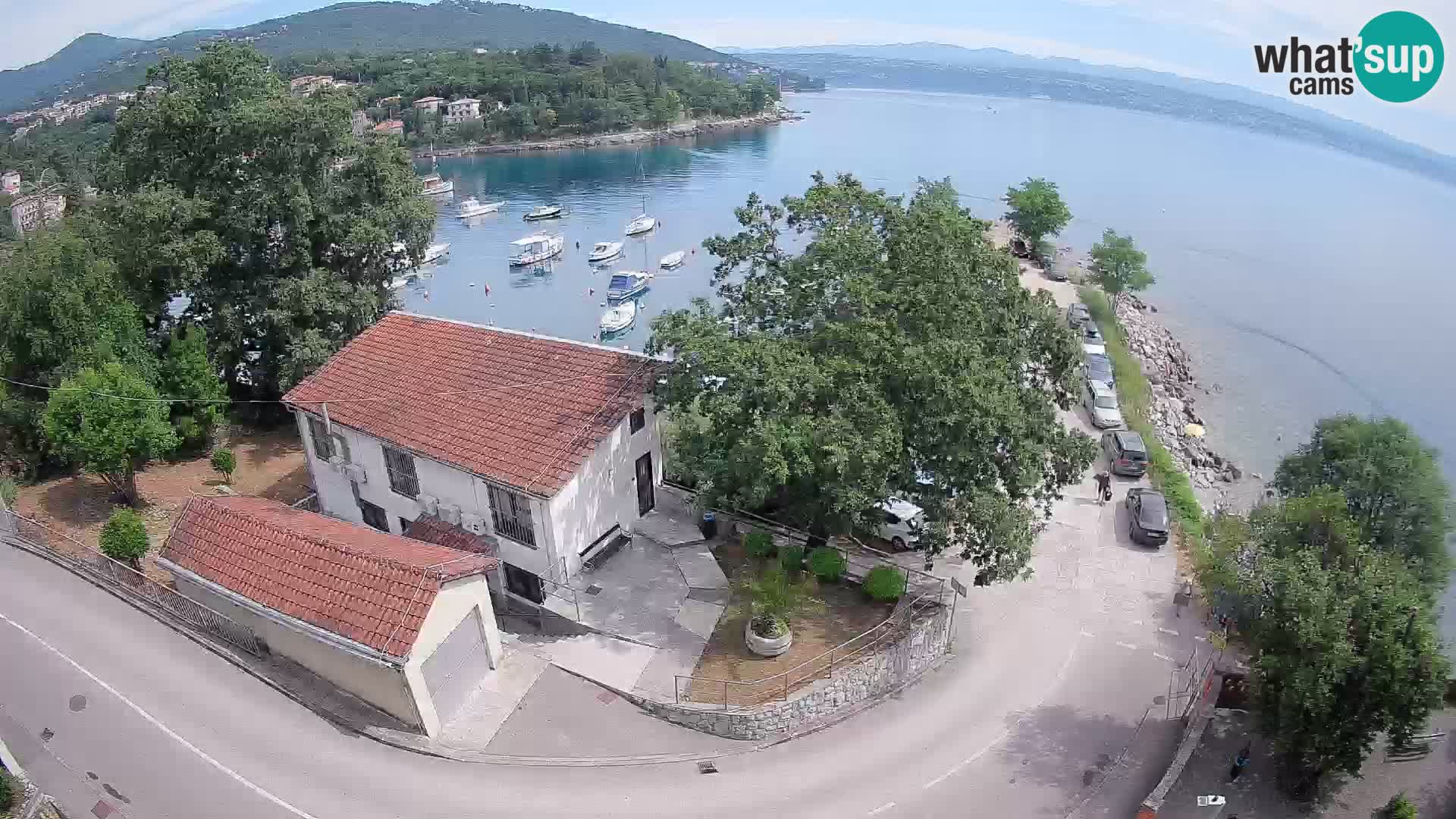 Webcam port d’Ika – Vue en direct et lumières d’Opatija