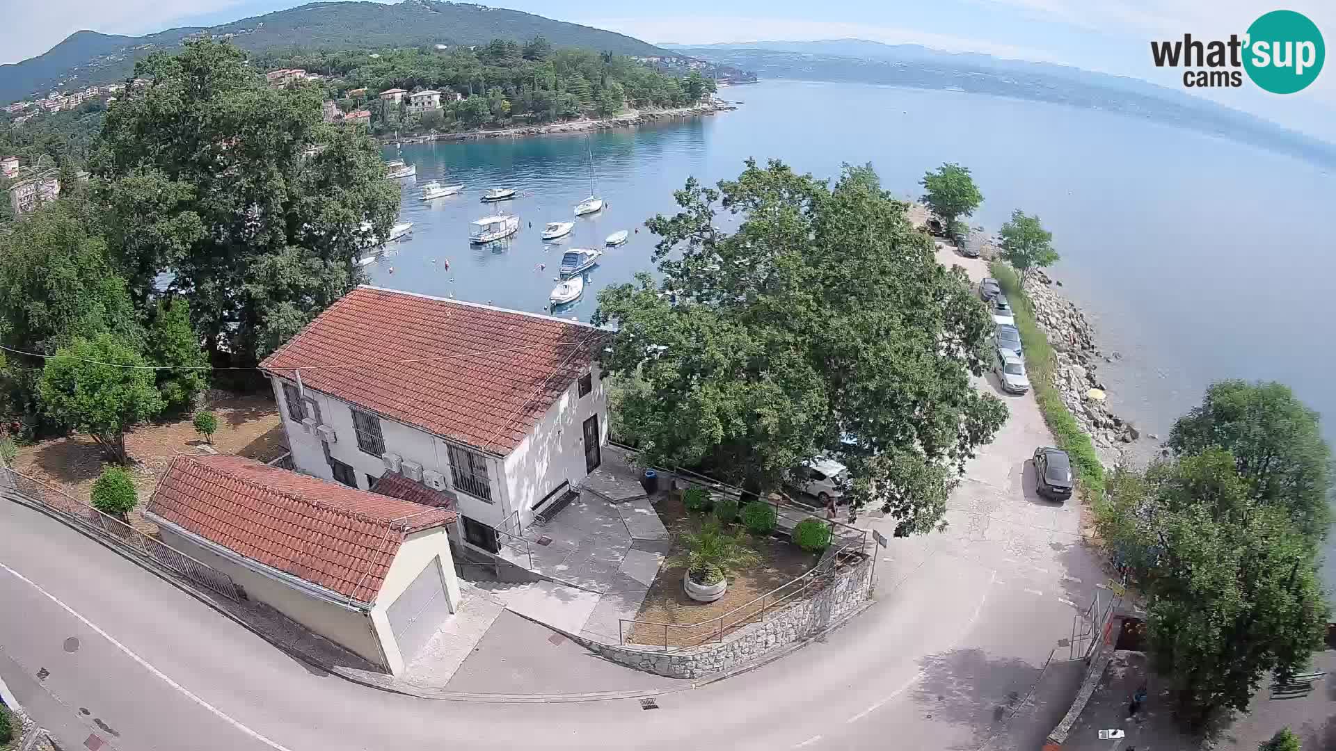 Ika Harbor Webcam – LIVE View of the Harbor and Opatija Lights