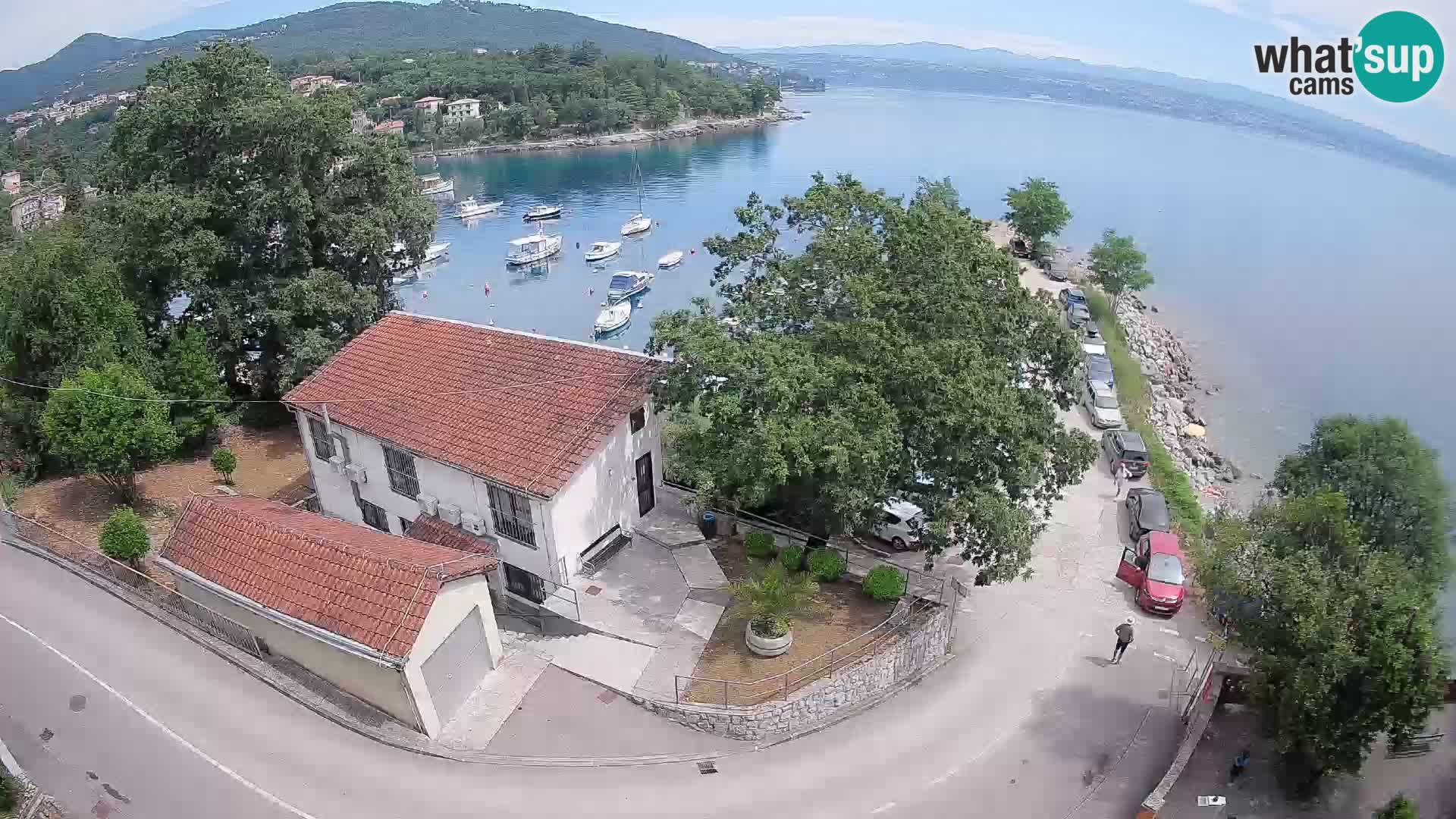 Webcam porto Ika – Vista LIVE sul porto e le luci di Opatija