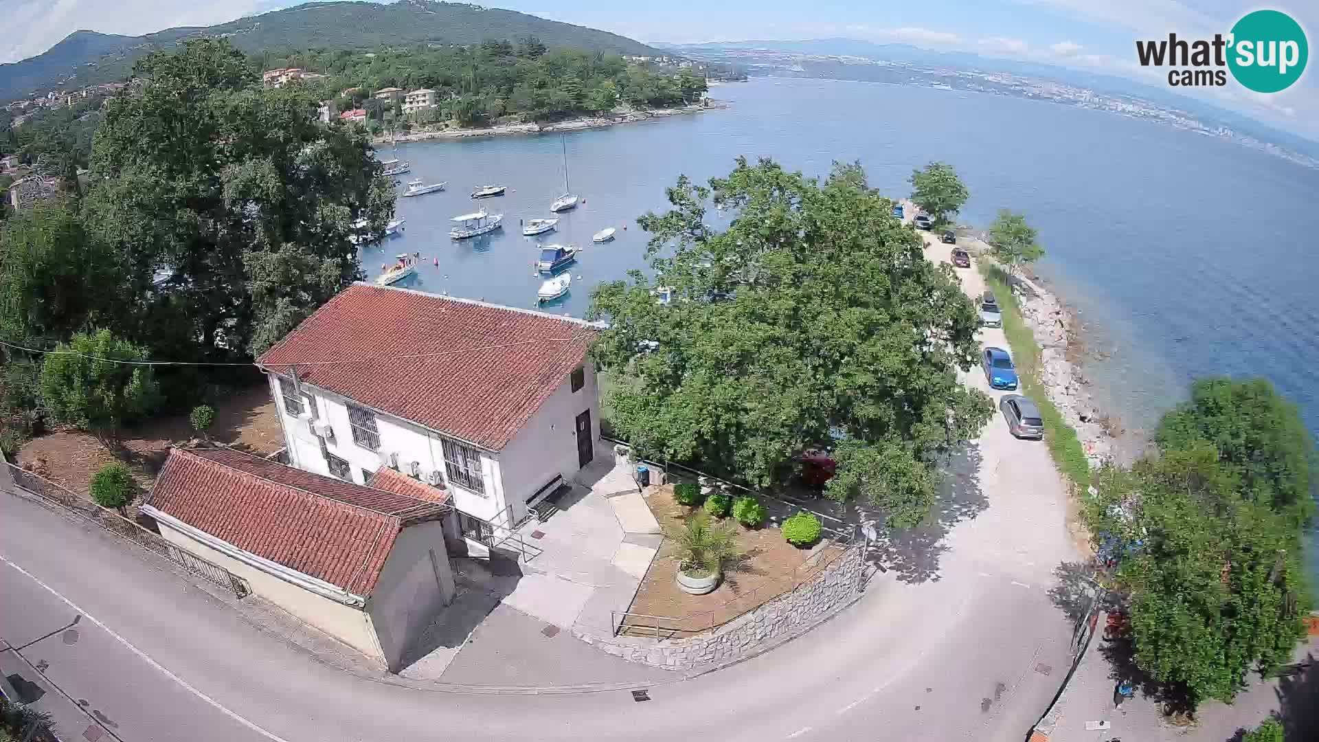 Webcam port d’Ika – Vue en direct et lumières d’Opatija