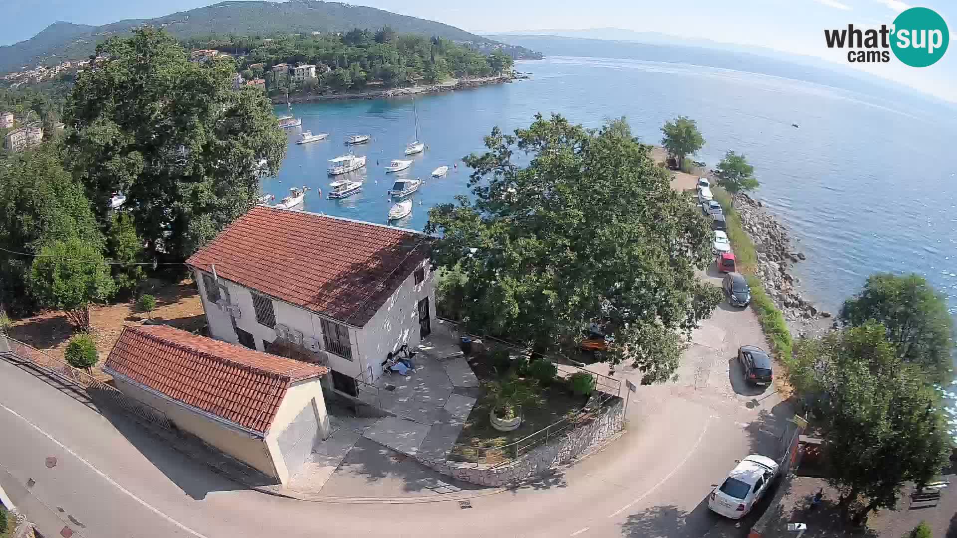Webcam Ika Hafen – LIVE Blick auf den Hafen und die Lichter von Opatija