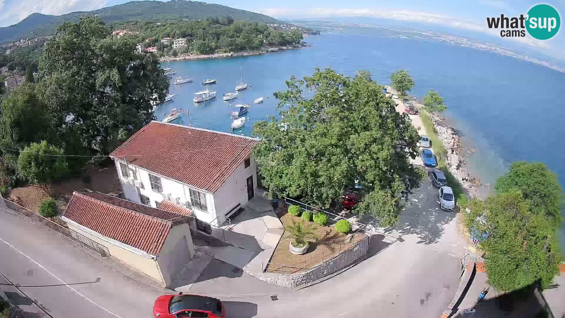 Webcam port d’Ika – Vue en direct et lumières d’Opatija