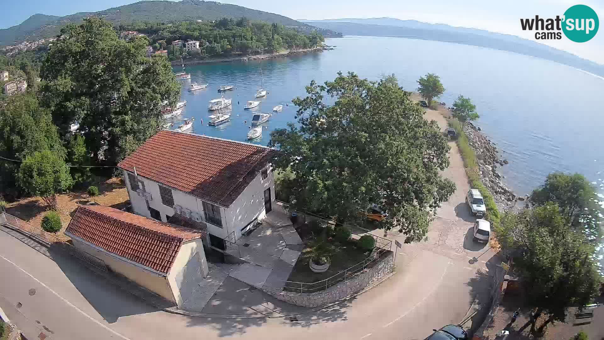 Webcam porto Ika – Vista LIVE sul porto e le luci di Opatija