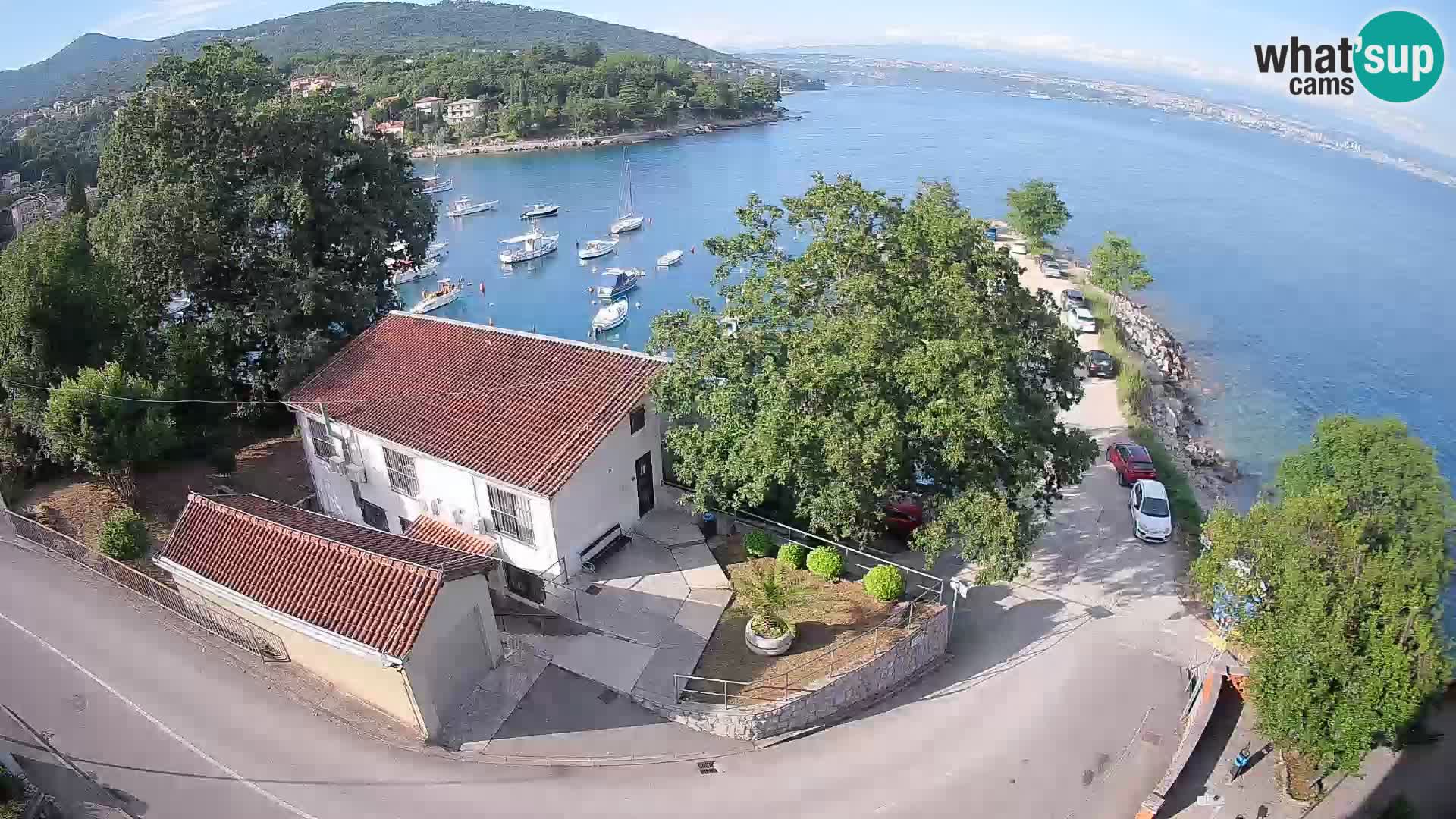 Webcam Ika Hafen – LIVE Blick auf den Hafen und die Lichter von Opatija