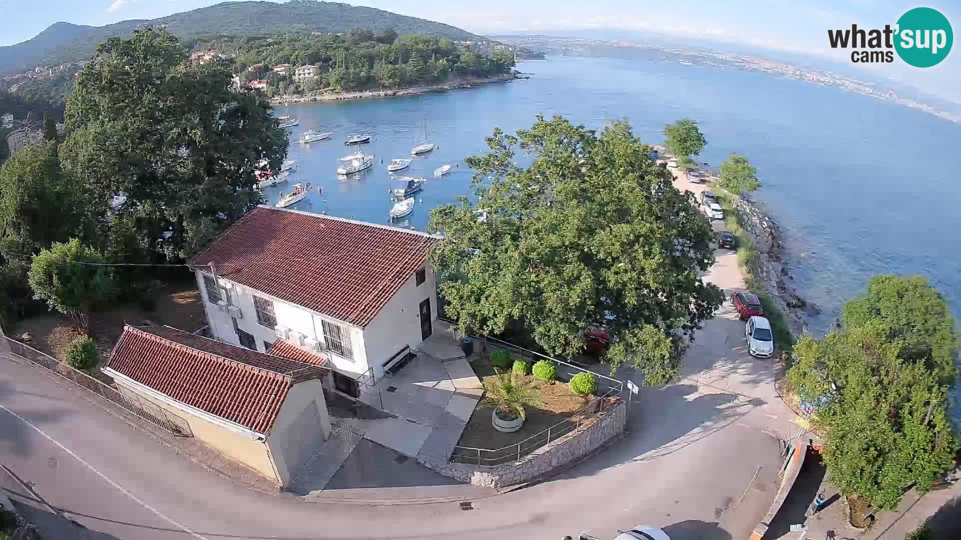 Webcam port d’Ika – Vue en direct et lumières d’Opatija
