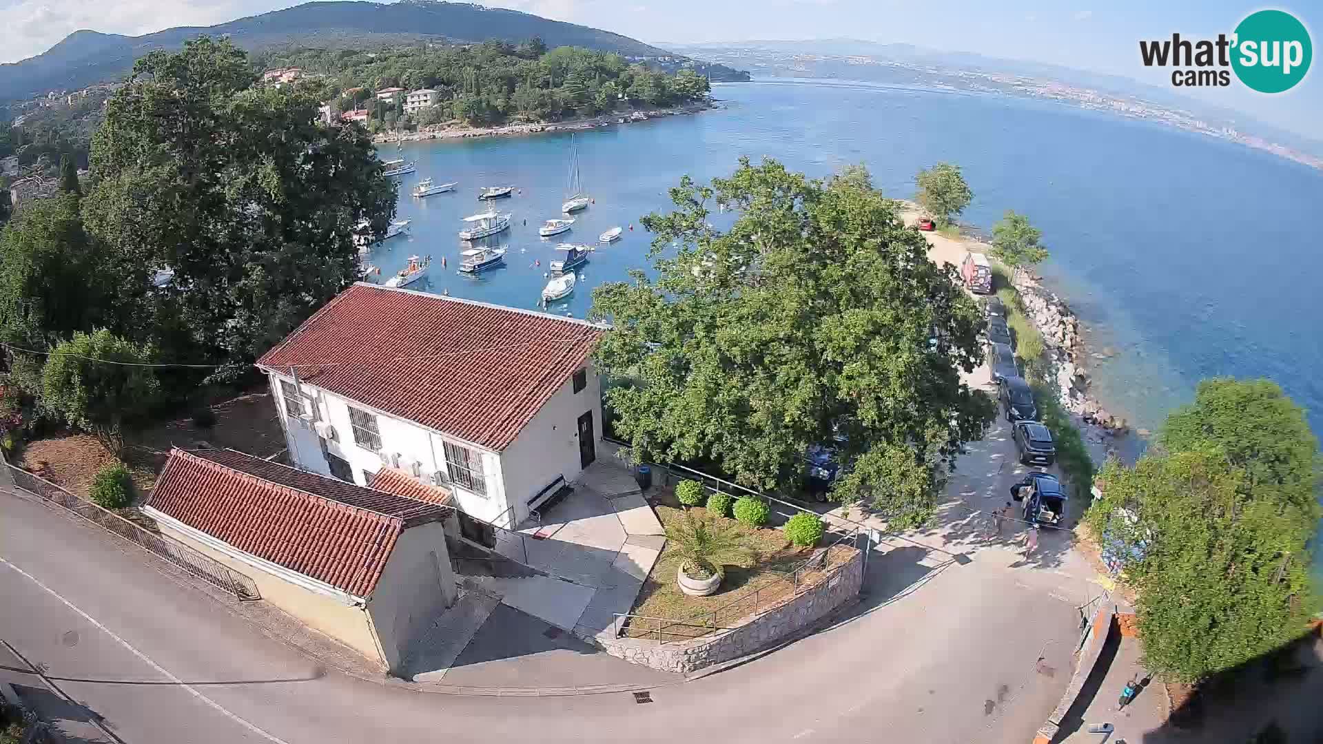 Webcam port d’Ika – Vue en direct et lumières d’Opatija