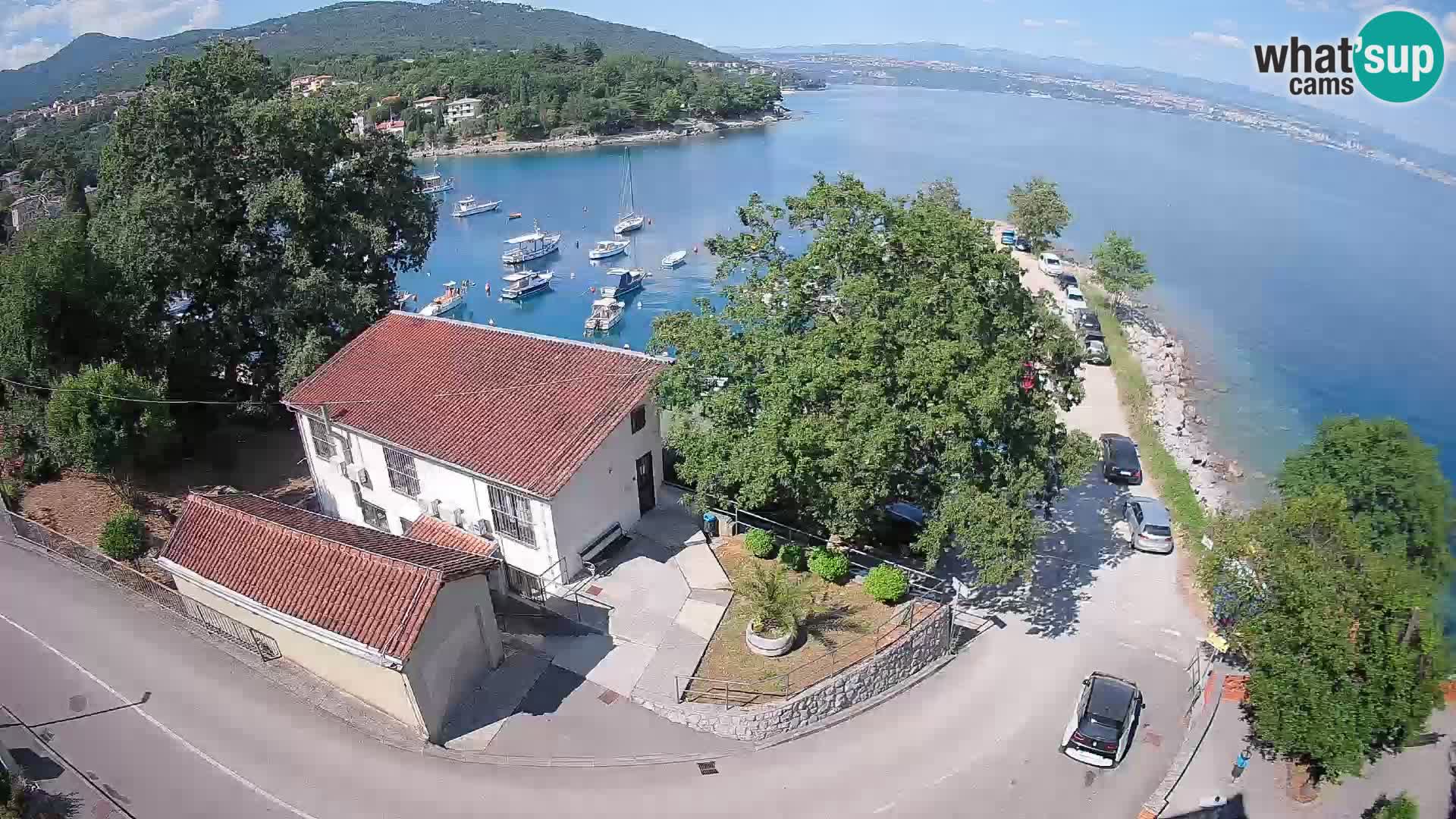 Webcam port d’Ika – Vue en direct et lumières d’Opatija