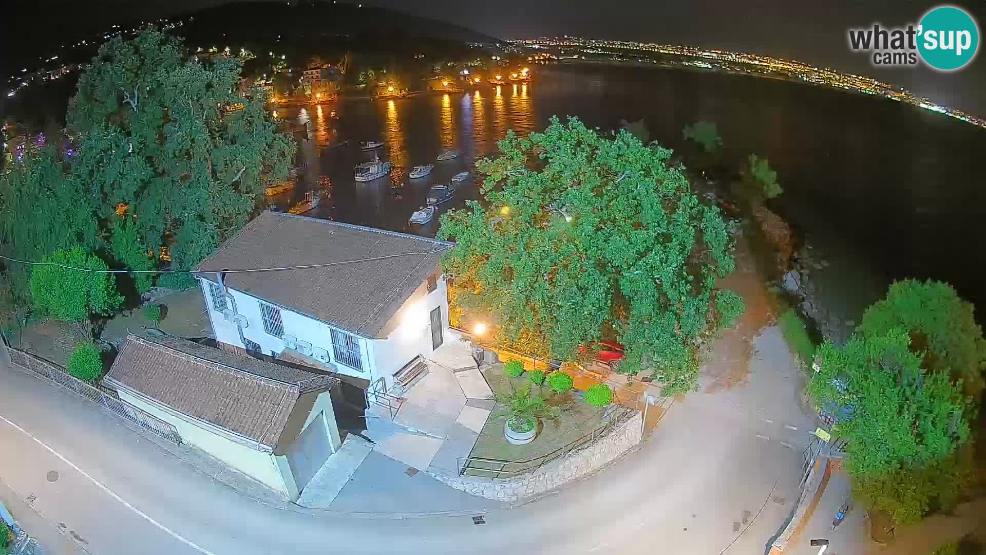 Webcam Ika Hafen – LIVE Blick auf den Hafen und die Lichter von Opatija