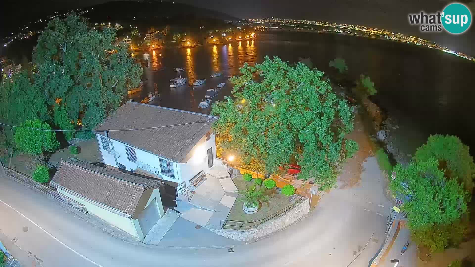 Webcam Ika Hafen – LIVE Blick auf den Hafen und die Lichter von Opatija