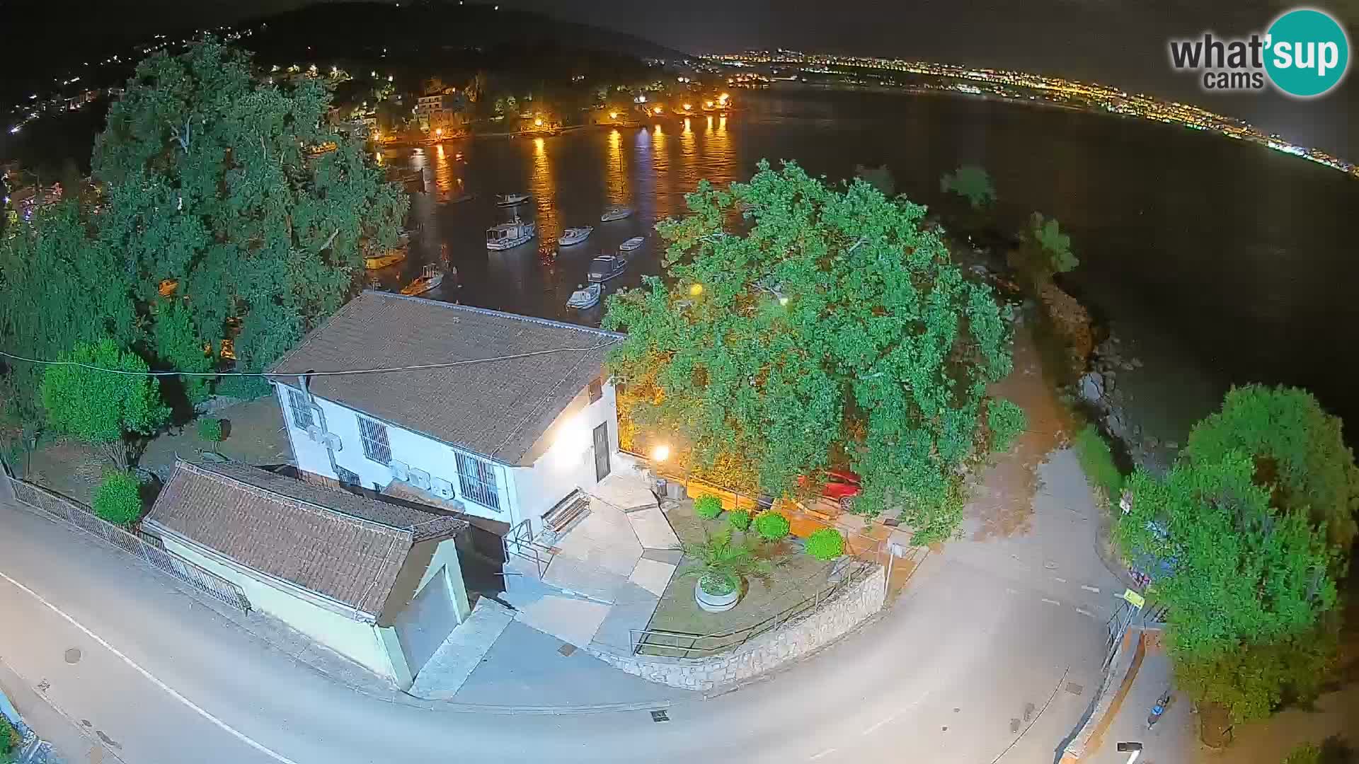 Webcam Ika Hafen – LIVE Blick auf den Hafen und die Lichter von Opatija
