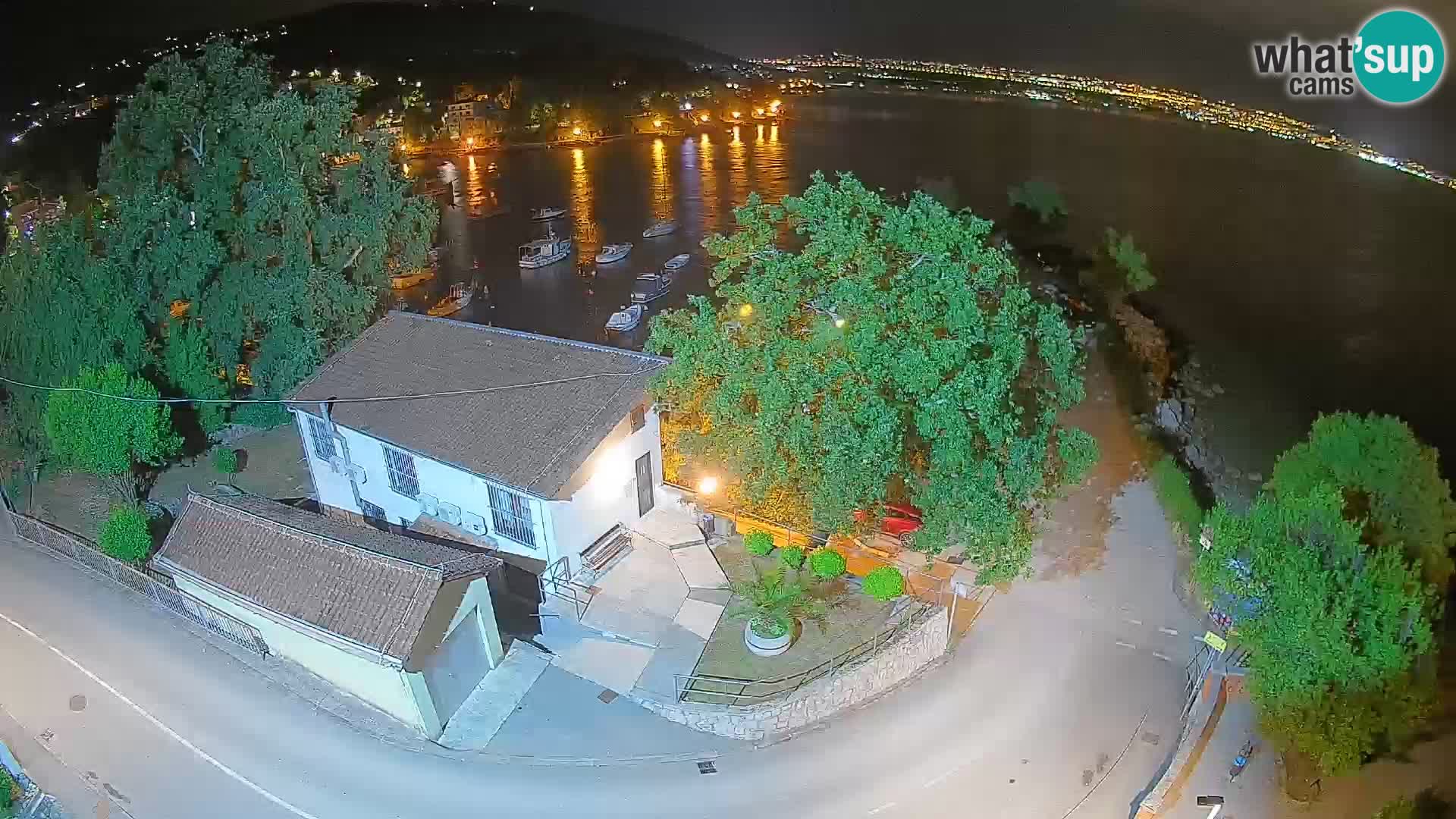 Webcam Ika Hafen – LIVE Blick auf den Hafen und die Lichter von Opatija