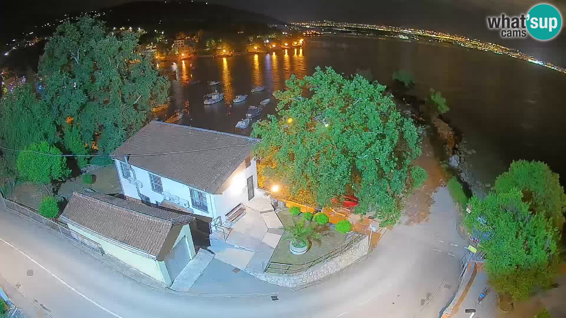 Webcam port d’Ika – Vue en direct et lumières d’Opatija