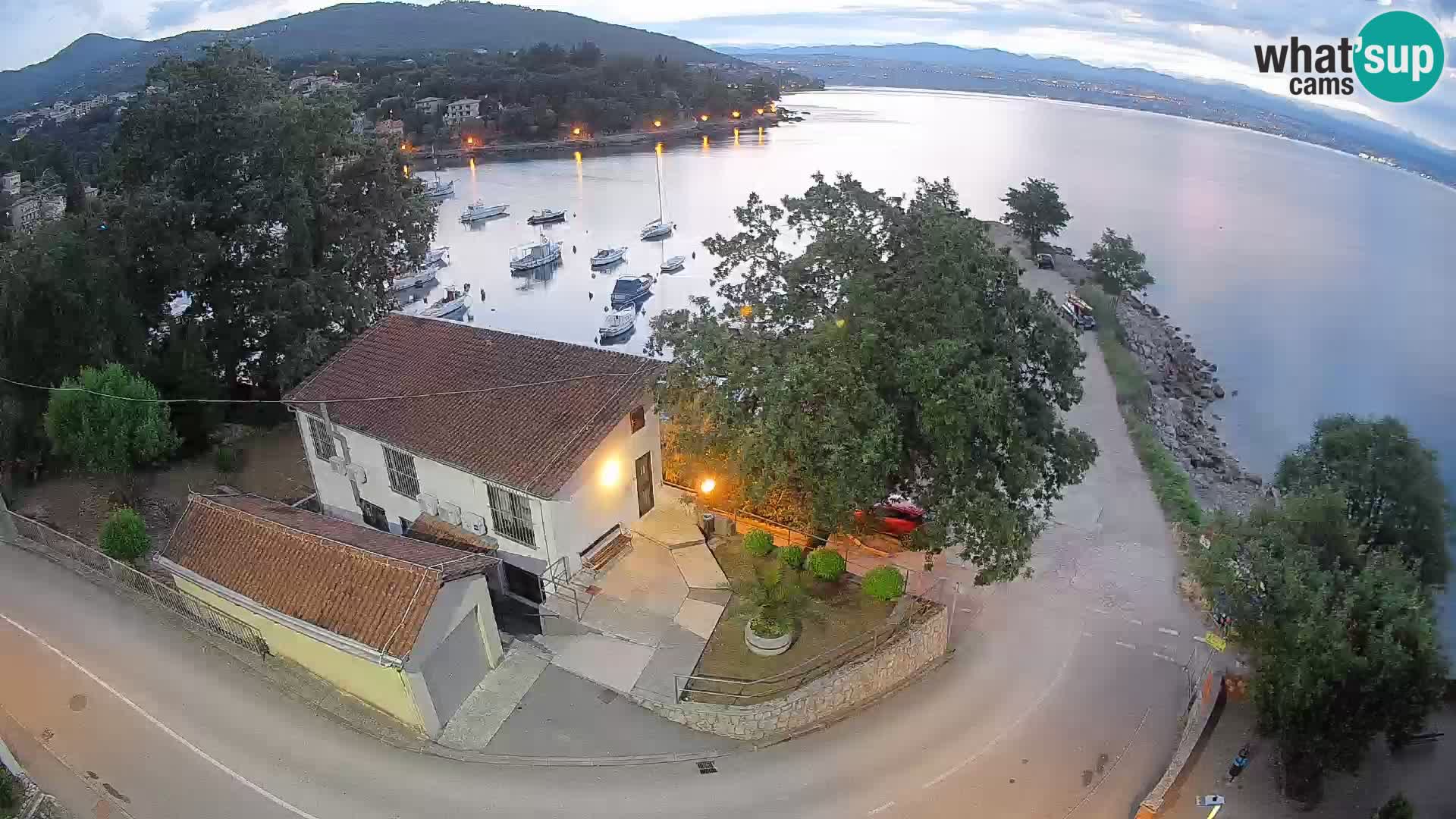 Webcam Ika Hafen – LIVE Blick auf den Hafen und die Lichter von Opatija