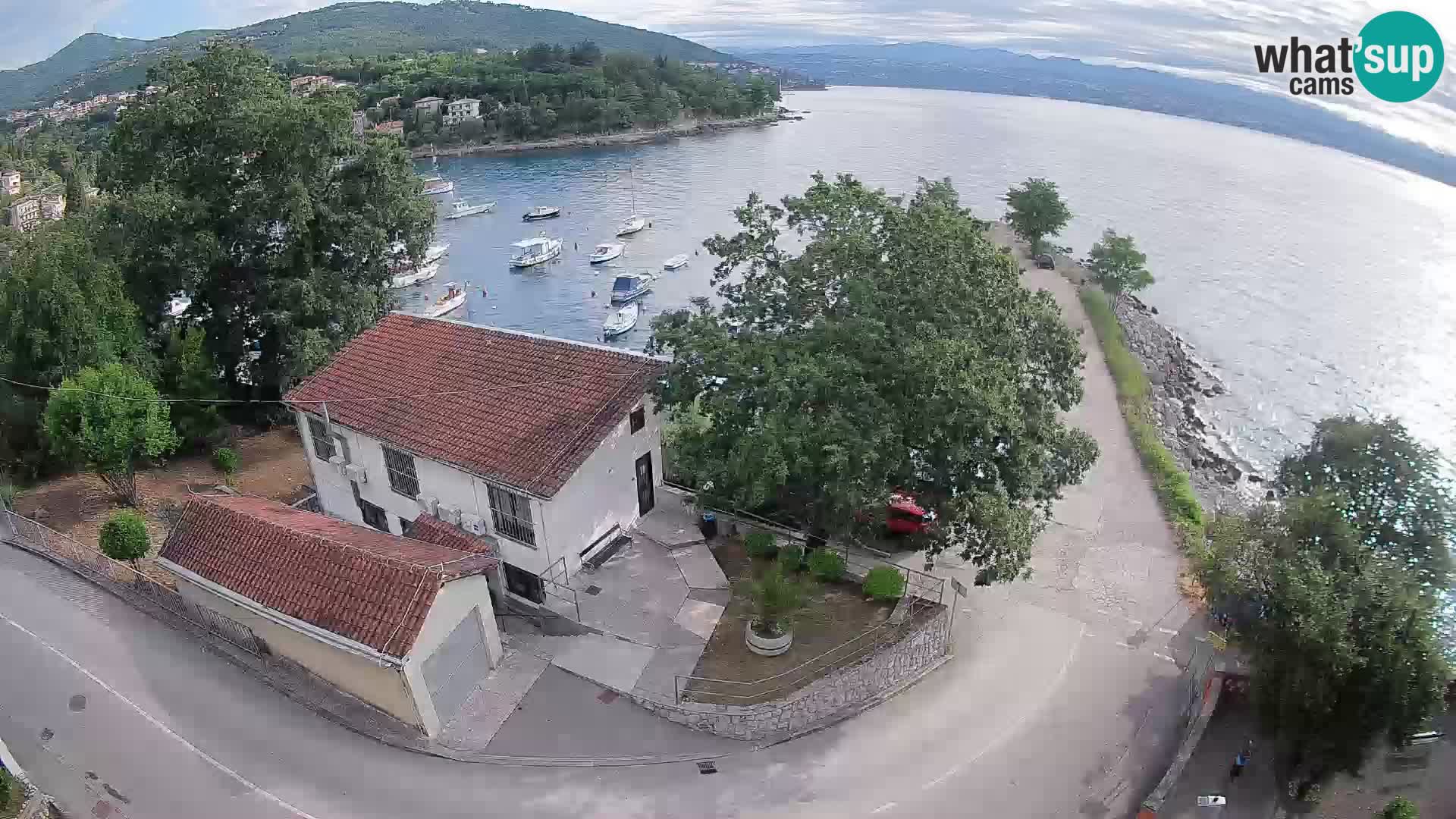Webcam Ika Hafen – LIVE Blick auf den Hafen und die Lichter von Opatija