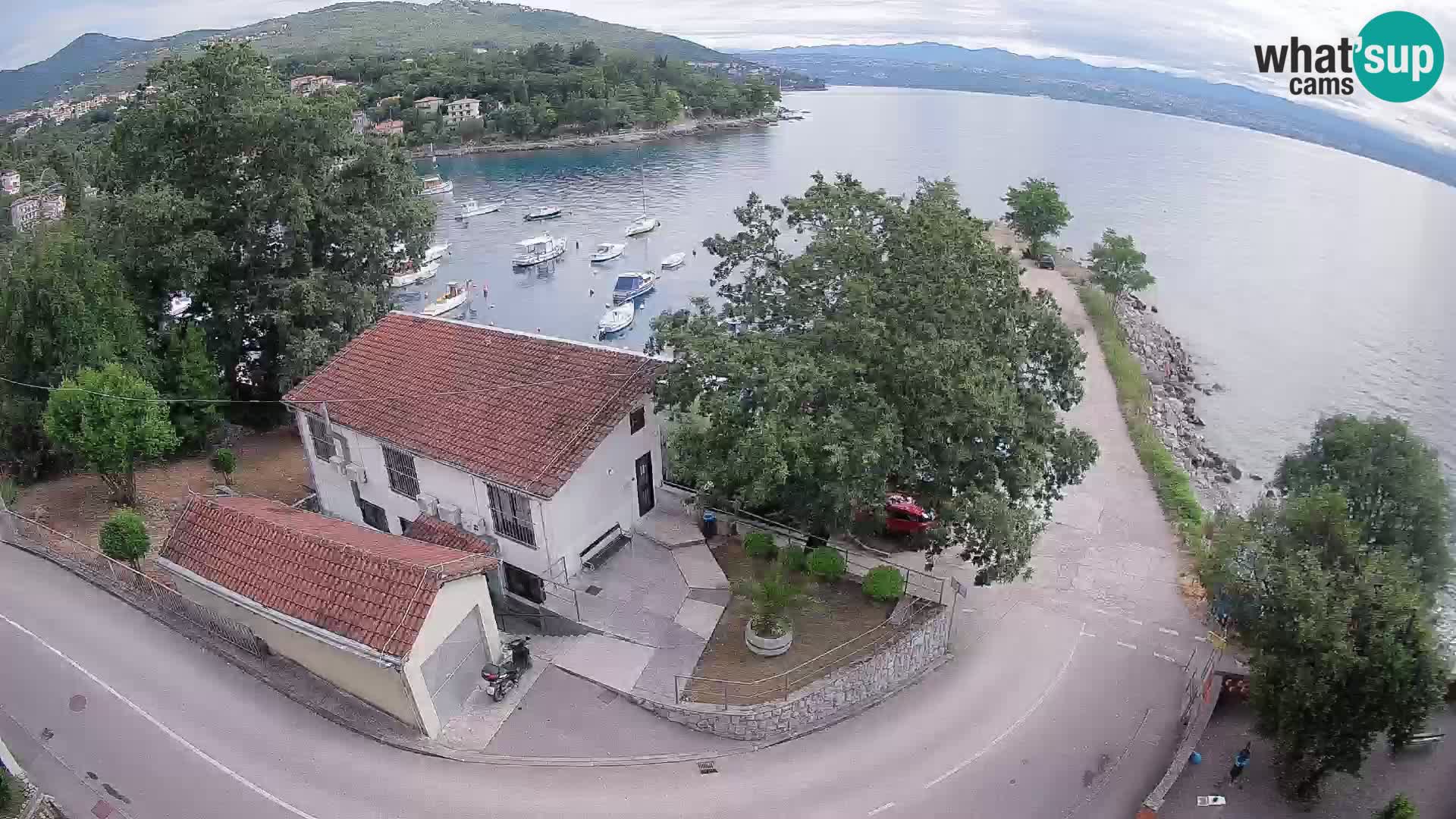 Webcam Ika Hafen – LIVE Blick auf den Hafen und die Lichter von Opatija