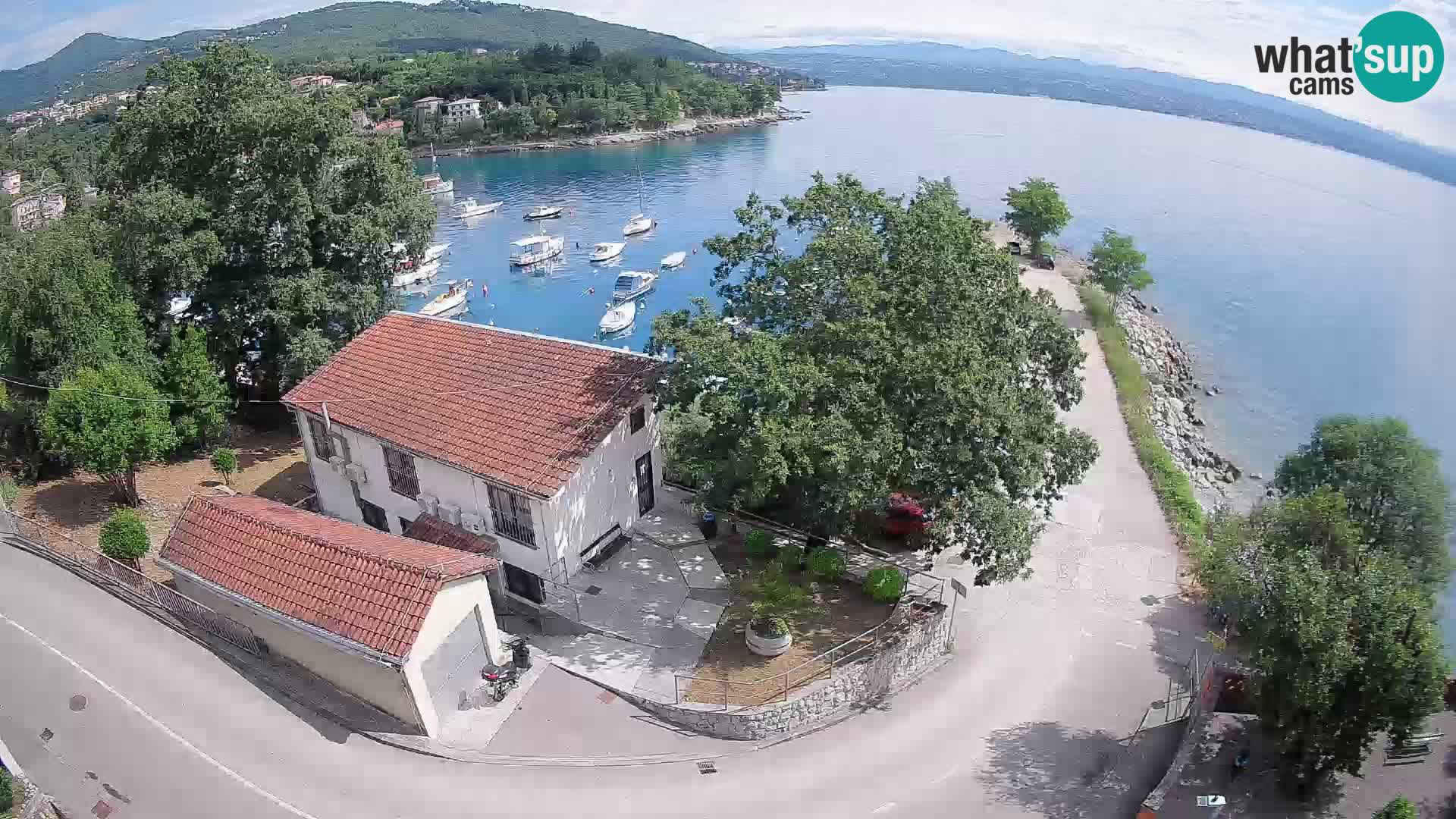 Webcam Ika Hafen – LIVE Blick auf den Hafen und die Lichter von Opatija