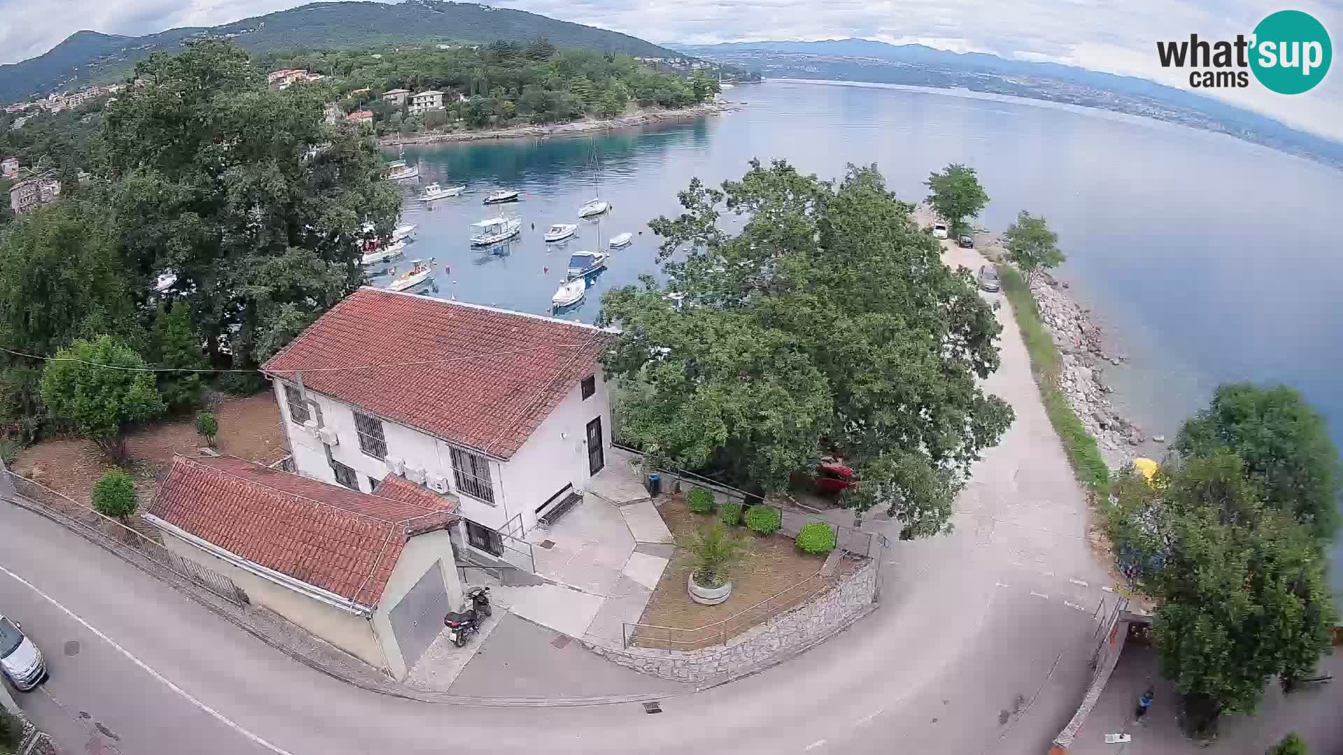 Webcam Ika Hafen – LIVE Blick auf den Hafen und die Lichter von Opatija