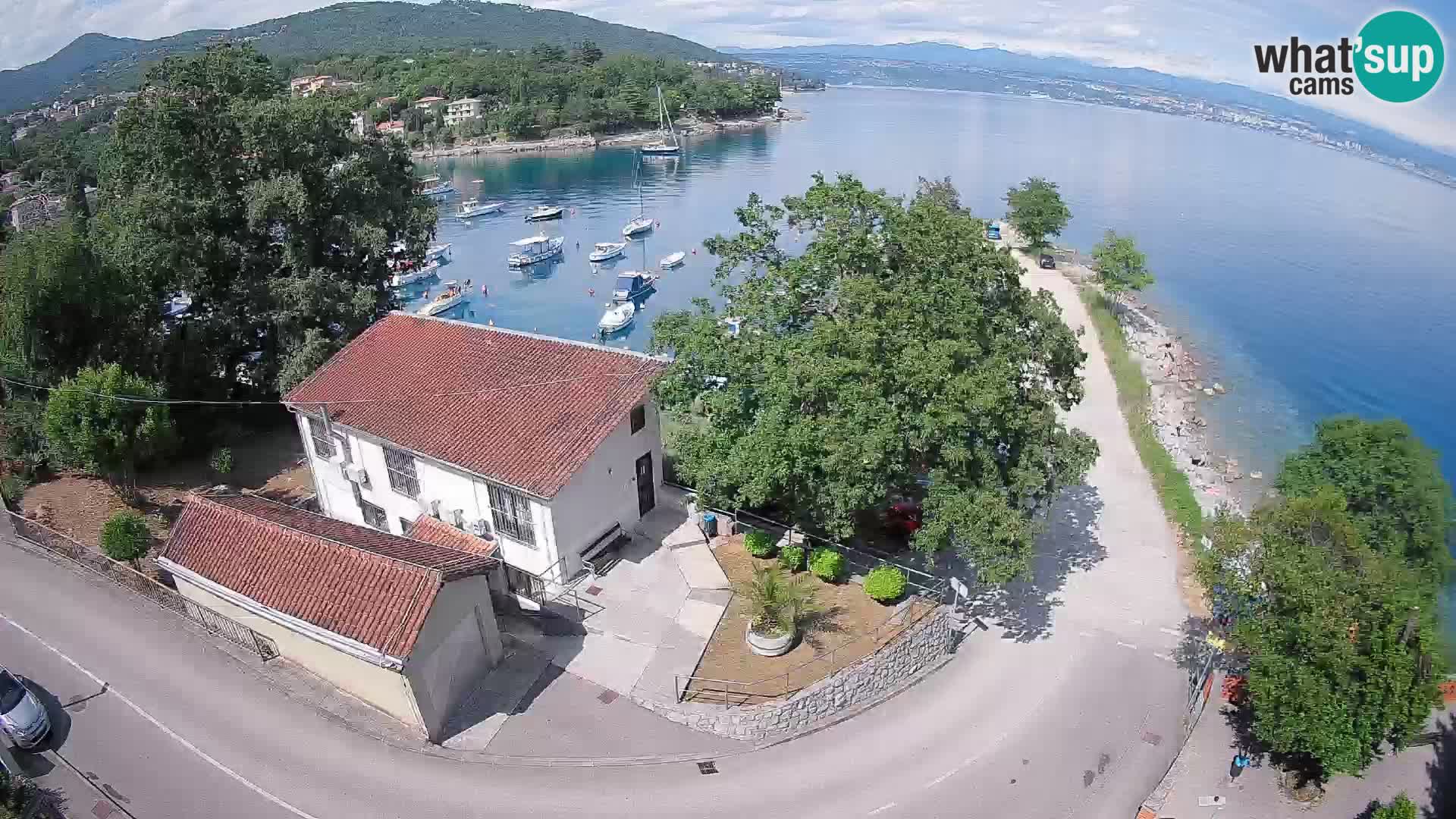 Webcam Ika Hafen – LIVE Blick auf den Hafen und die Lichter von Opatija