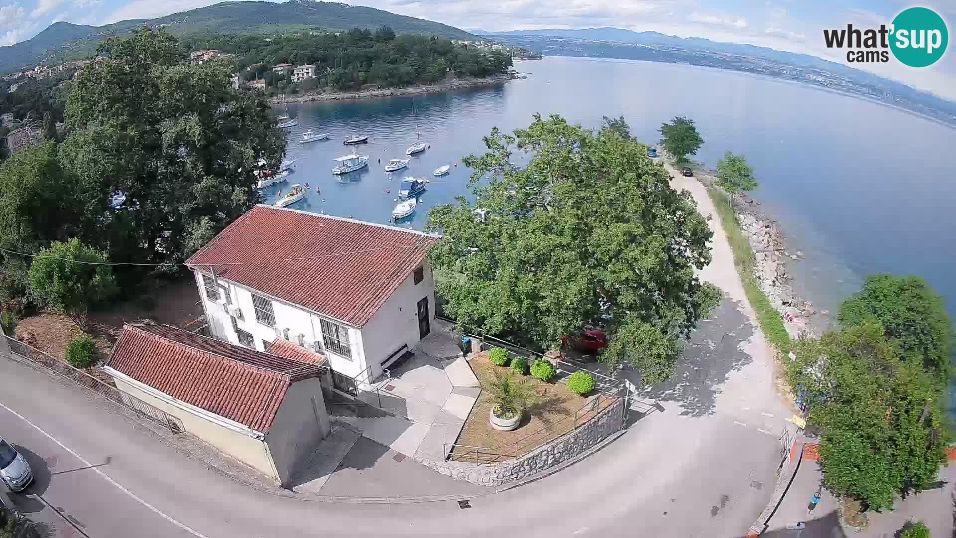 Webcam port d’Ika – Vue en direct et lumières d’Opatija